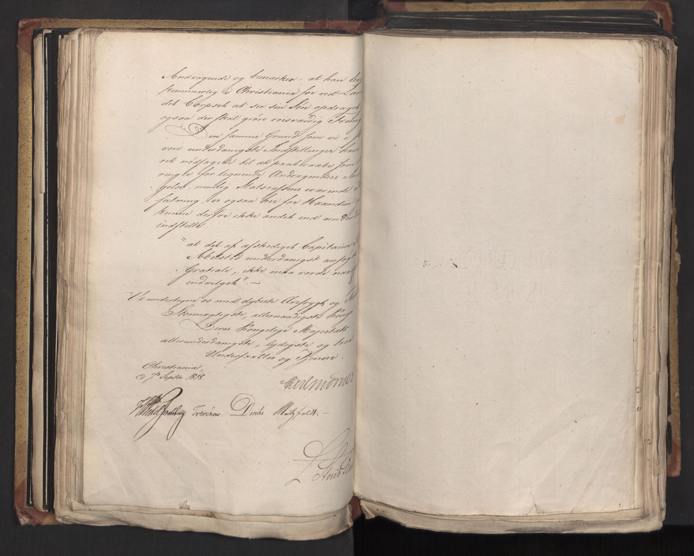 Statsrådsavdelingen i Stockholm, RA/S-1003/D/Da/L0015: Regjeringsinnstillinger nr. 3058-3300, 1818, p. 108