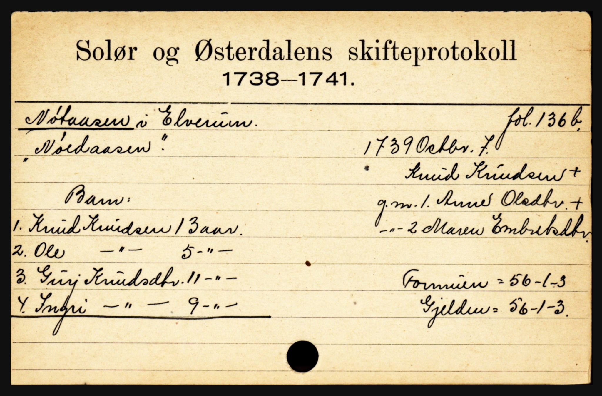 Solør og Østerdalen sorenskriveri, SAH/TING-024/J, 1716-1774, p. 4349