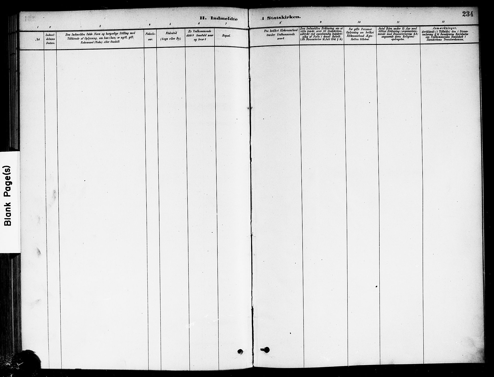 Eidsberg prestekontor Kirkebøker, AV/SAO-A-10905/F/Fb/L0001: Parish register (official) no. II 1, 1879-1900, p. 234