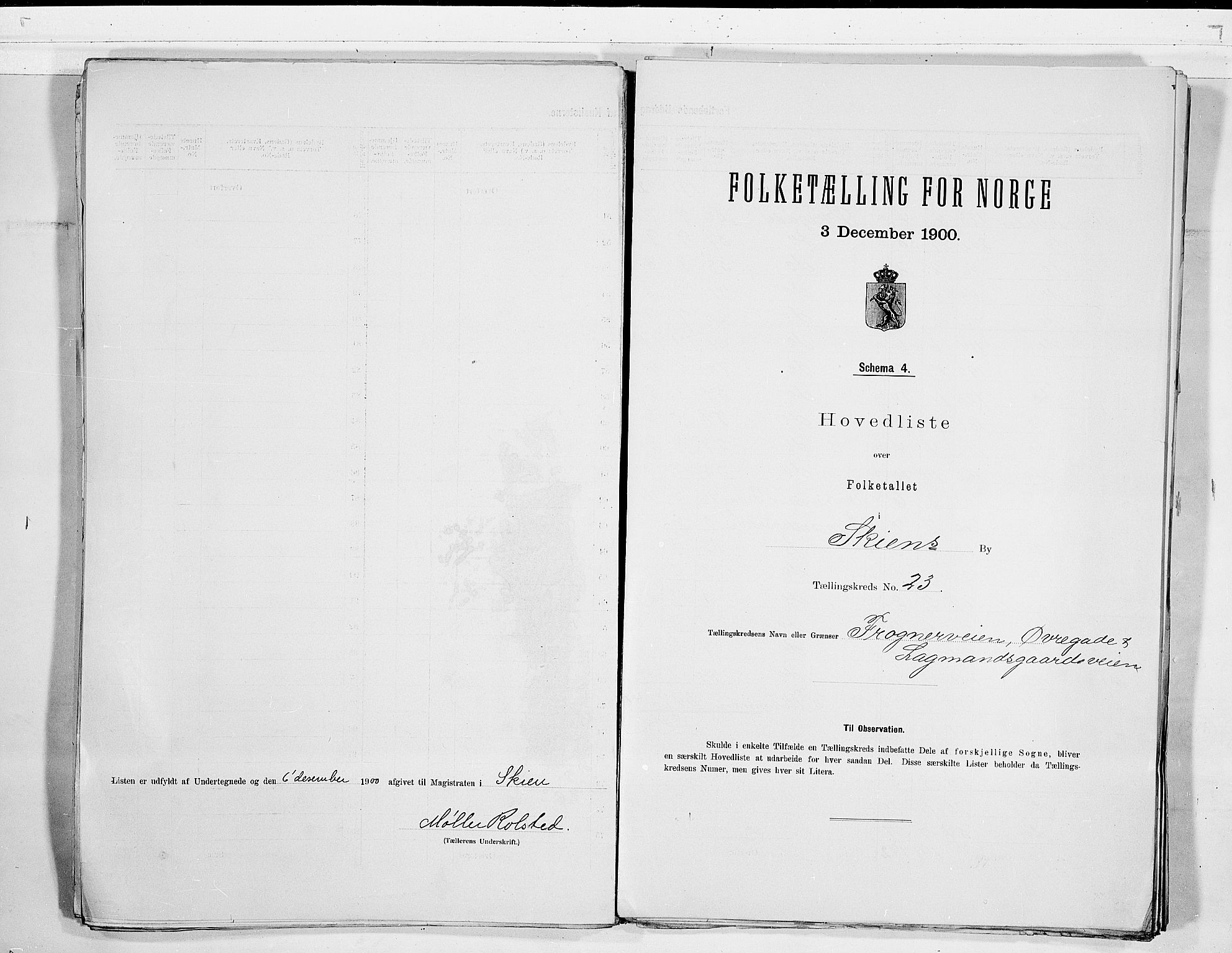 SAKO, 1900 census for Skien, 1900, p. 48