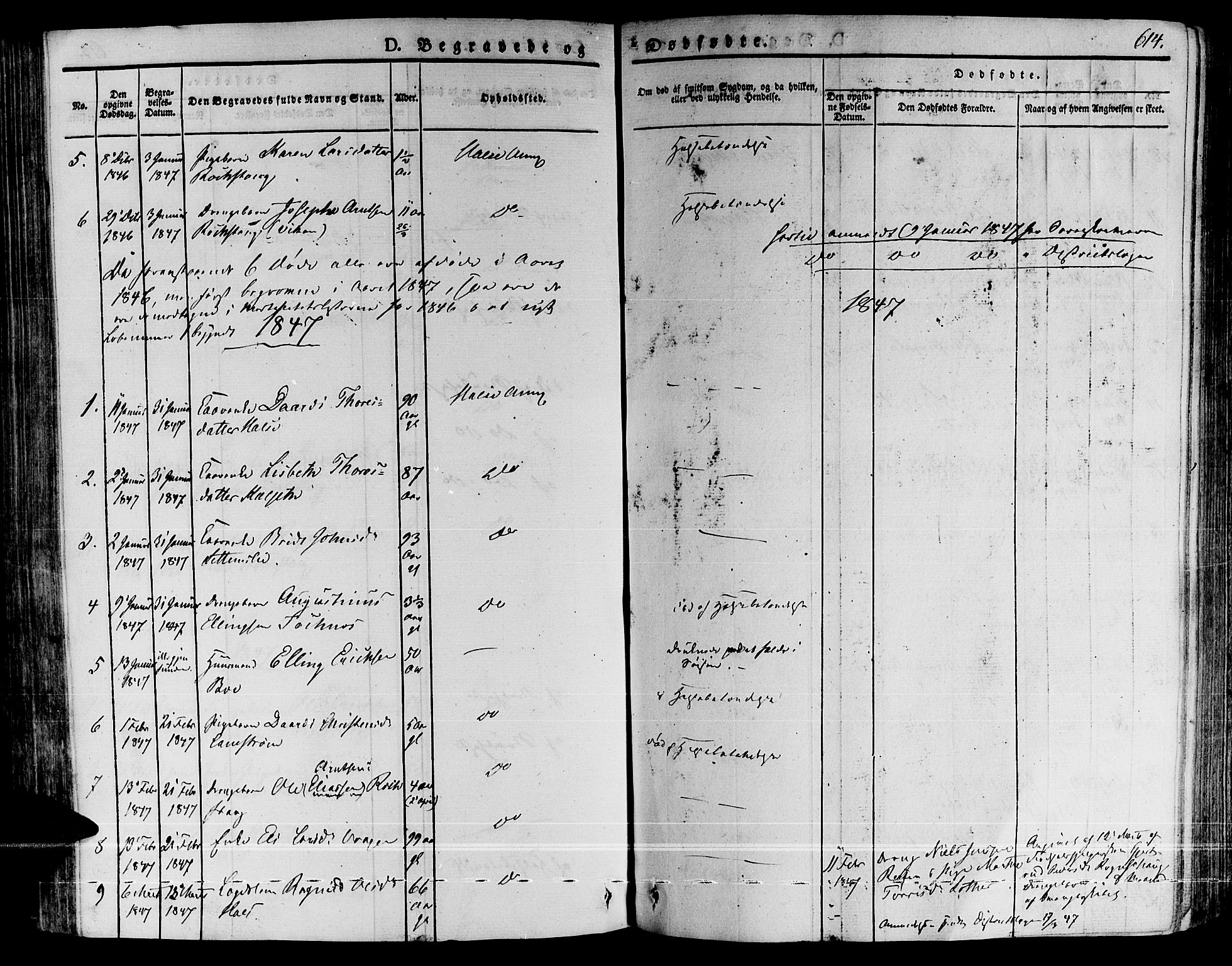 Ministerialprotokoller, klokkerbøker og fødselsregistre - Møre og Romsdal, SAT/A-1454/592/L1025: Parish register (official) no. 592A03 /2, 1831-1849, p. 614