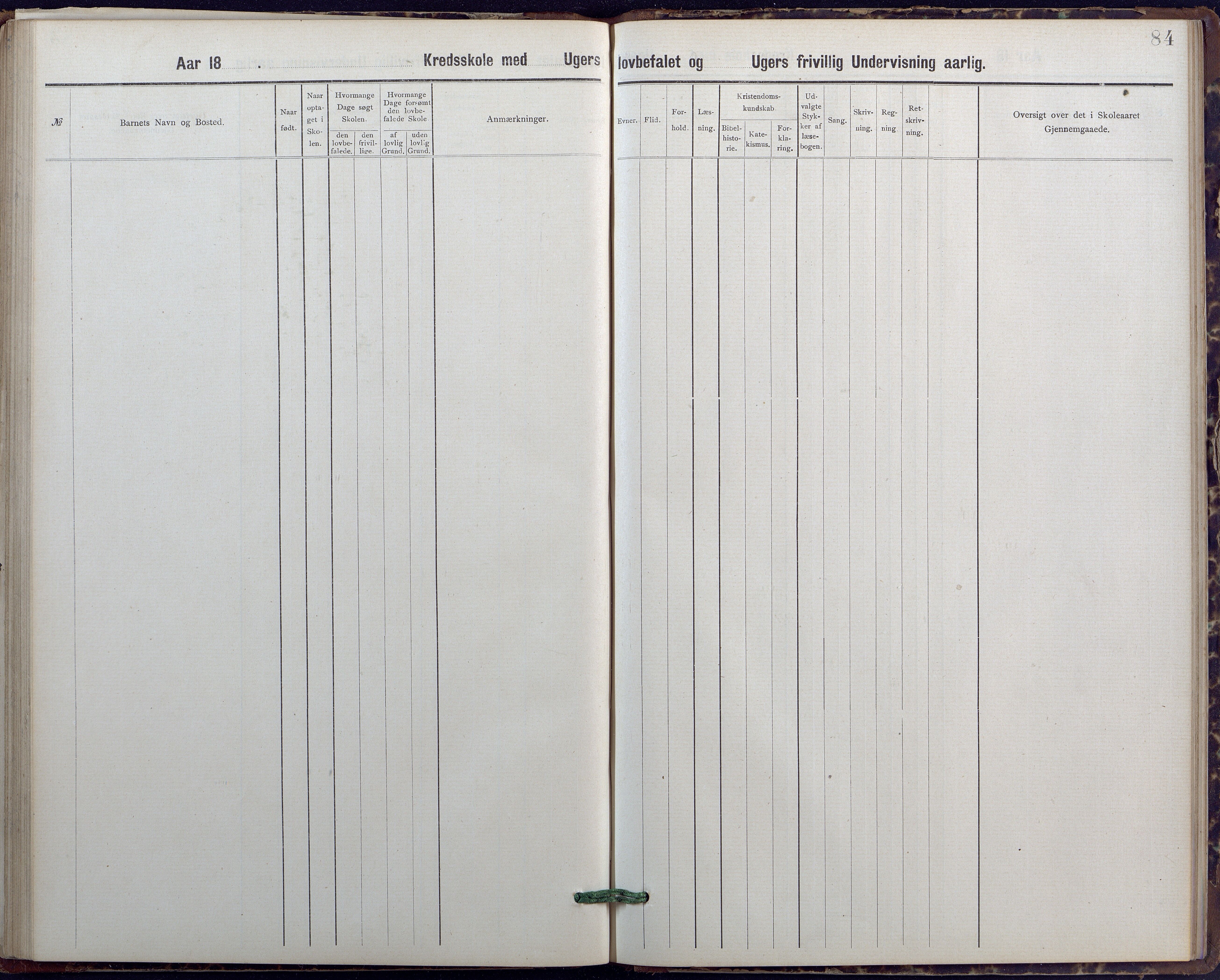 Evje kommune, Ånesland/Omland/Kleveland skolekrets, AAKS/KA0937-550f/F2/L0001: Skoleprotokoll for Aaneland og Omlands kreds, 1899-1909, p. 43