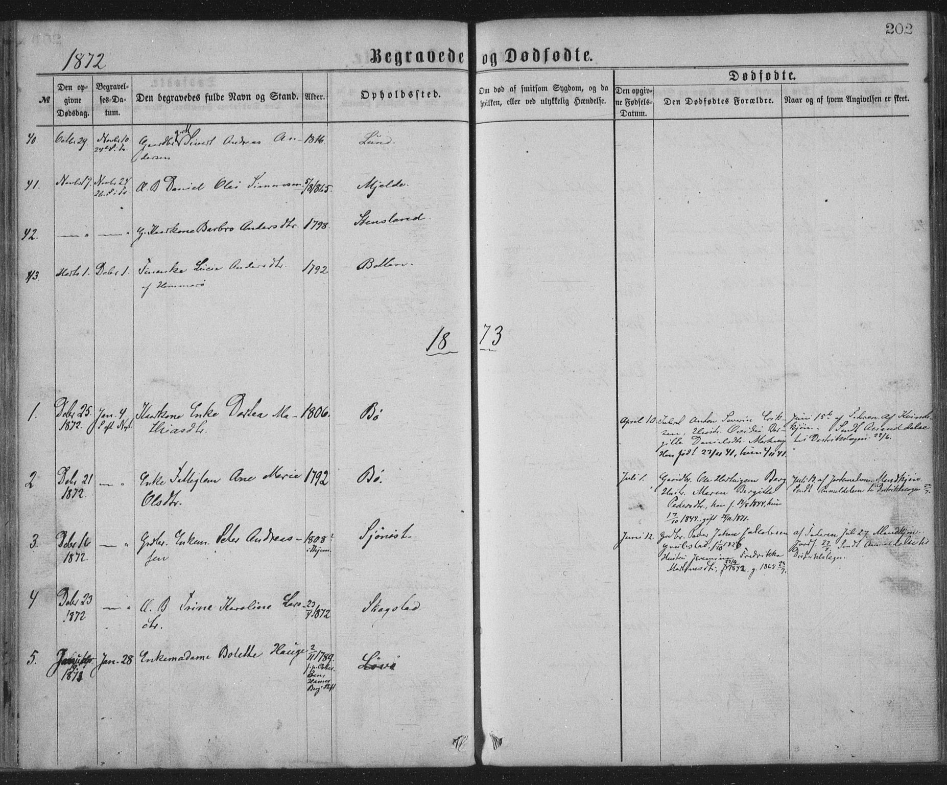 Ministerialprotokoller, klokkerbøker og fødselsregistre - Nordland, AV/SAT-A-1459/855/L0801: Parish register (official) no. 855A09, 1864-1874, p. 202