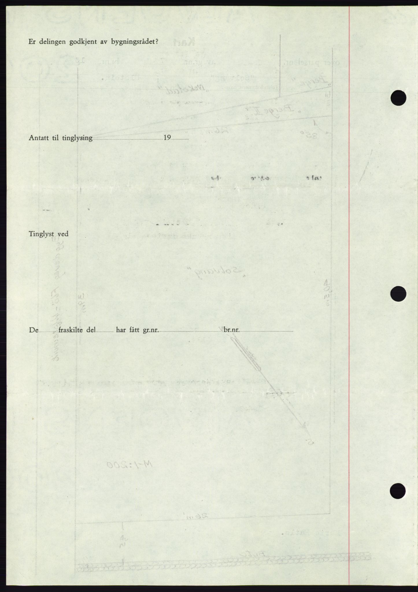 Søre Sunnmøre sorenskriveri, AV/SAT-A-4122/1/2/2C/L0077: Mortgage book no. 3A, 1945-1946, Diary no: : 280/1945