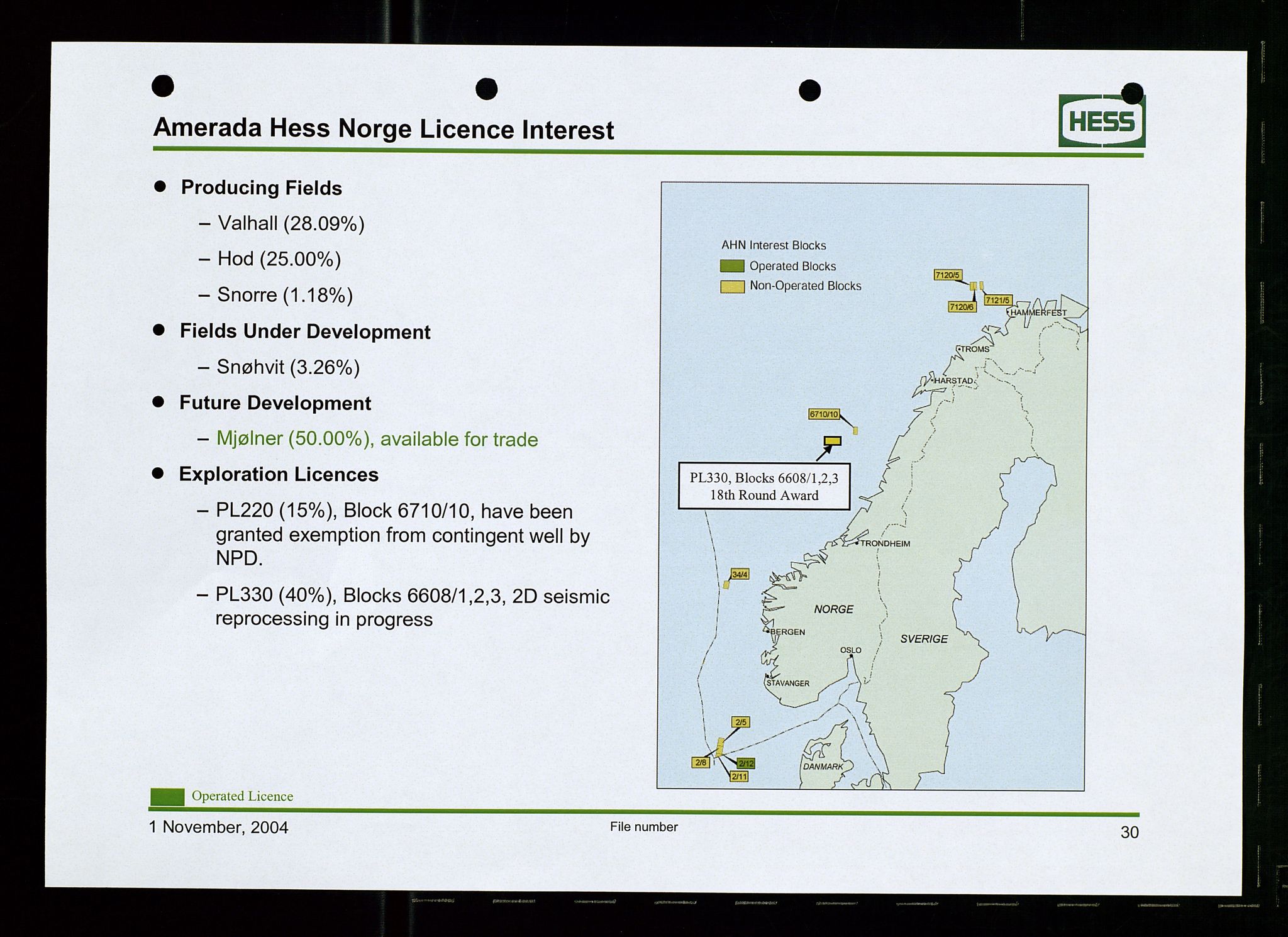 Pa 1766 - Hess Norge AS, AV/SAST-A-102451/A/Aa/L0005: Referater og sakspapirer, 2002-2005, p. 282