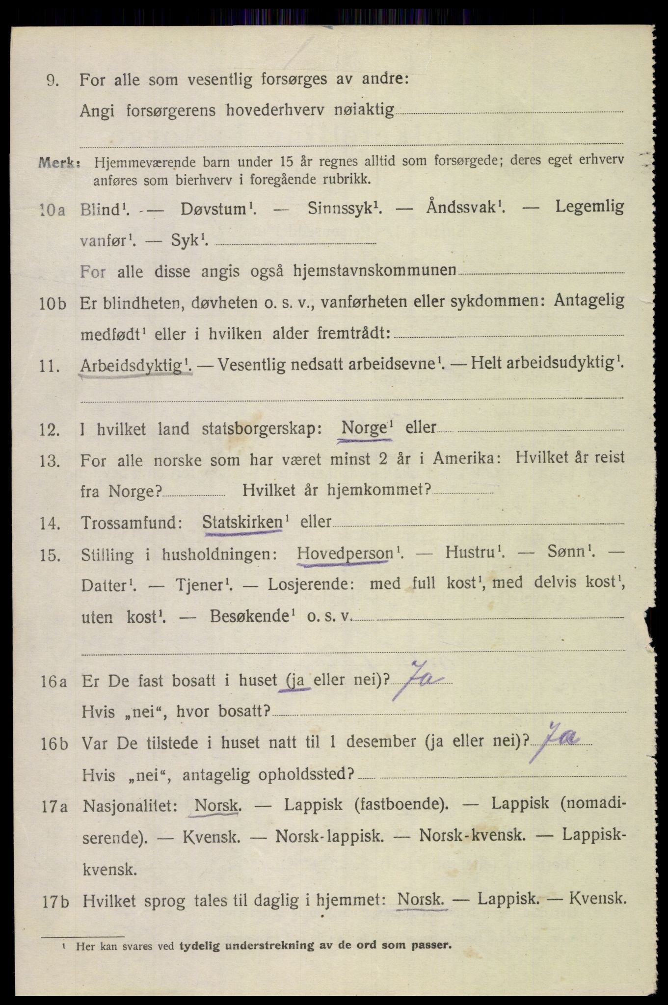 SAT, 1920 census for Bodin, 1920, p. 10123