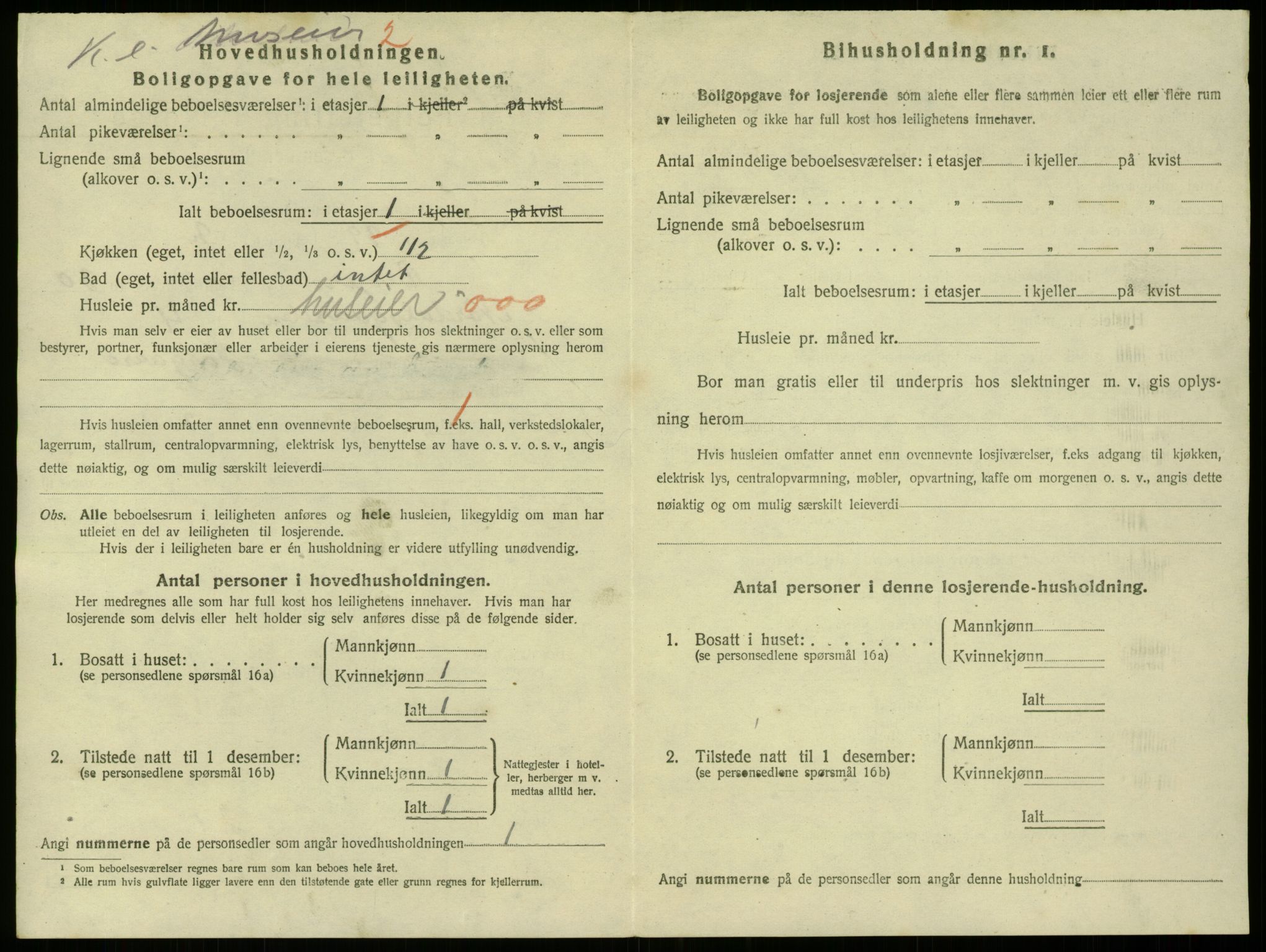 SAB, 1920 census for Bergen, 1920, p. 23350