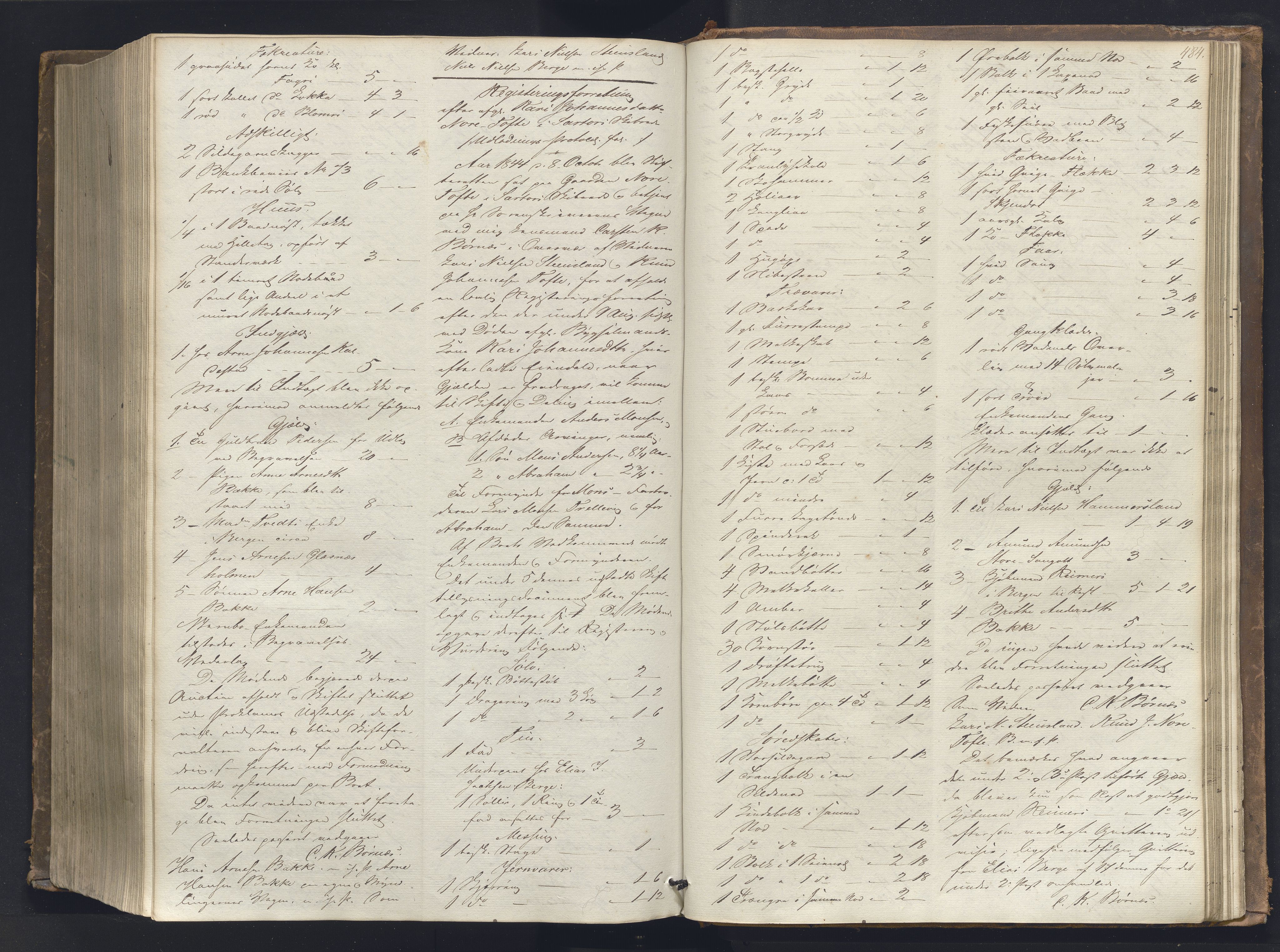 Nordhordland sorenskrivar, AV/SAB-A-2901/1/H/Hb/L0001: Registreringsprotokollar, 1841-1845, p. 484