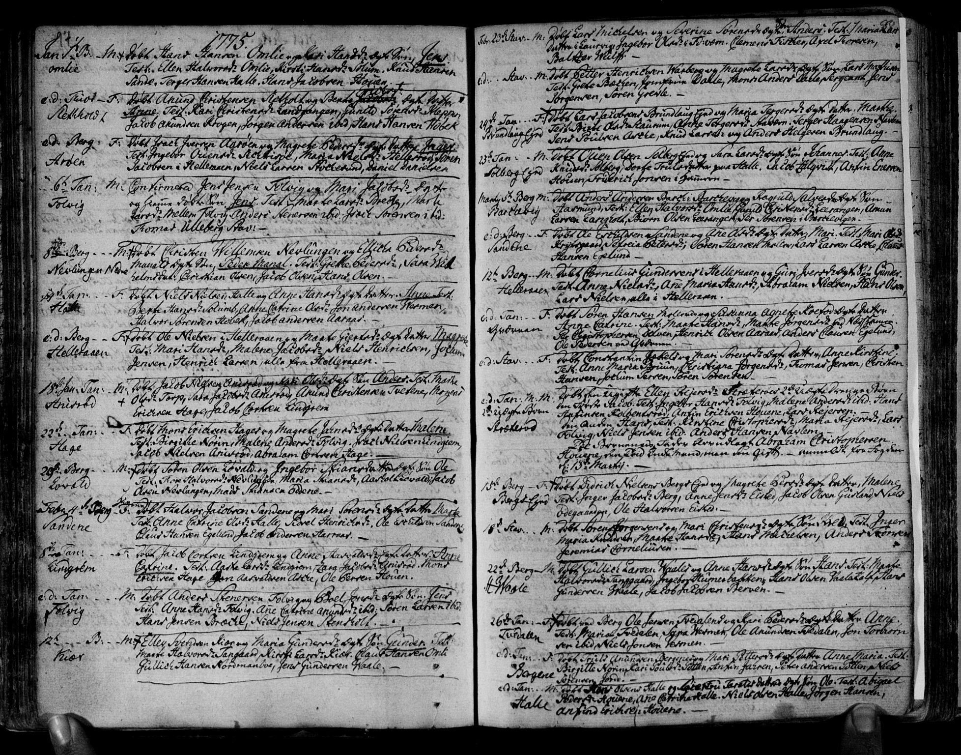 Brunlanes kirkebøker, AV/SAKO-A-342/F/Fa/L0001: Parish register (official) no. I 1, 1766-1801, p. 97-98