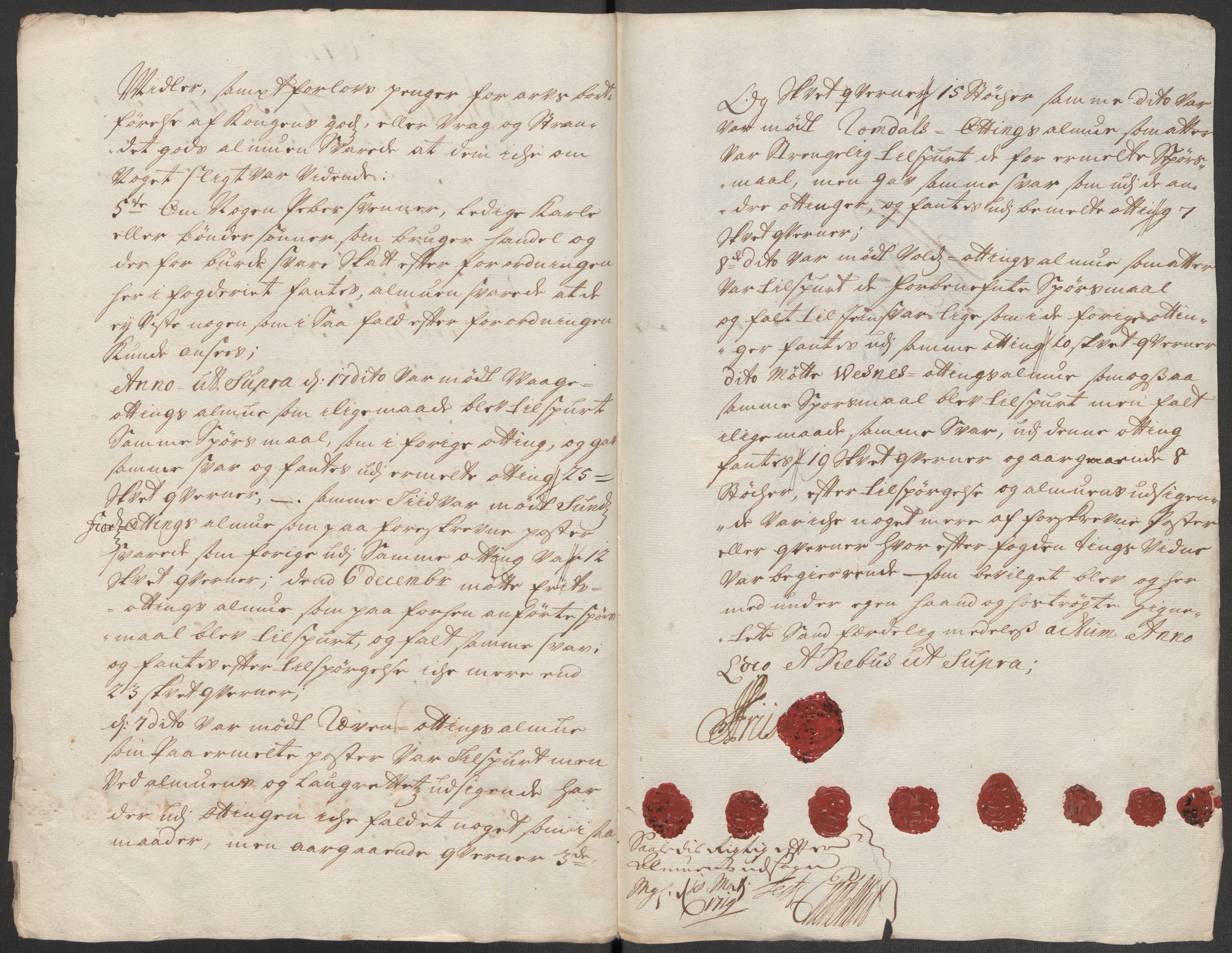 Rentekammeret inntil 1814, Reviderte regnskaper, Fogderegnskap, RA/EA-4092/R55/L3665: Fogderegnskap Romsdal, 1718, p. 86