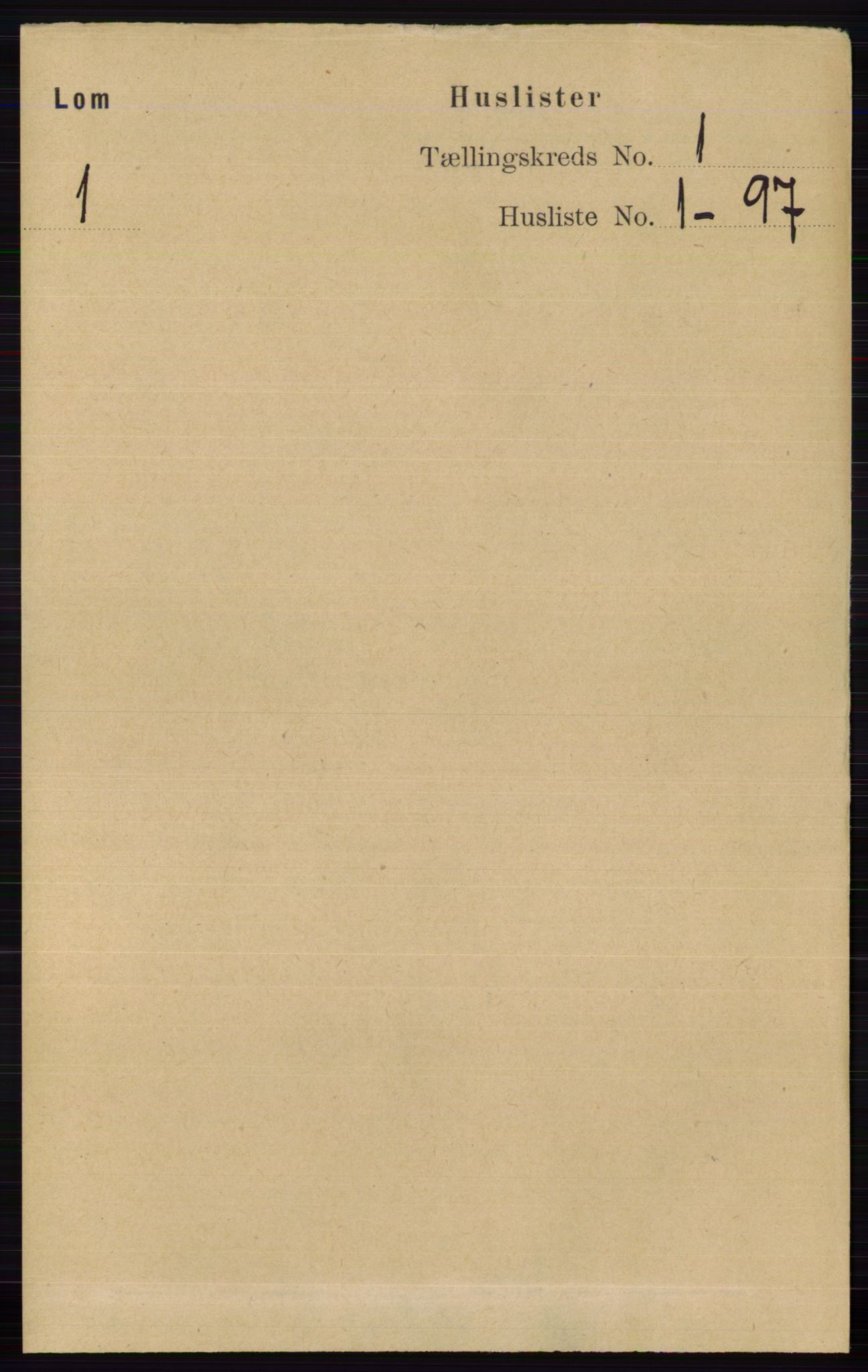 RA, 1891 census for 0514 Lom, 1891, p. 21