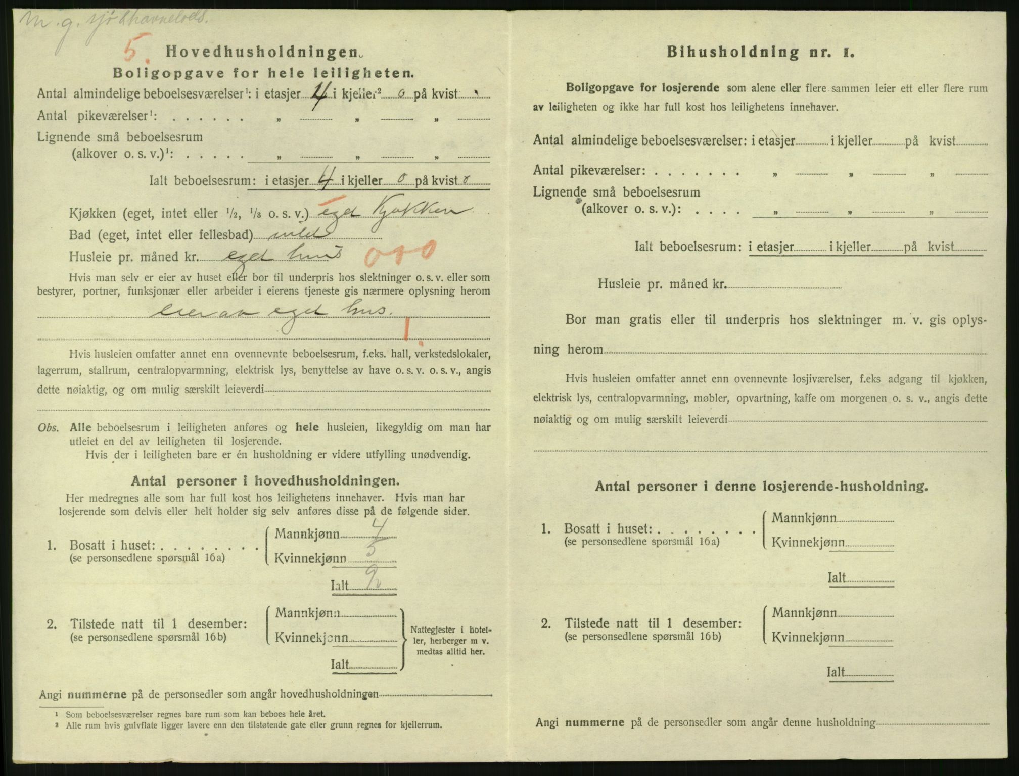 SAK, 1920 census for Risør, 1920, p. 1910