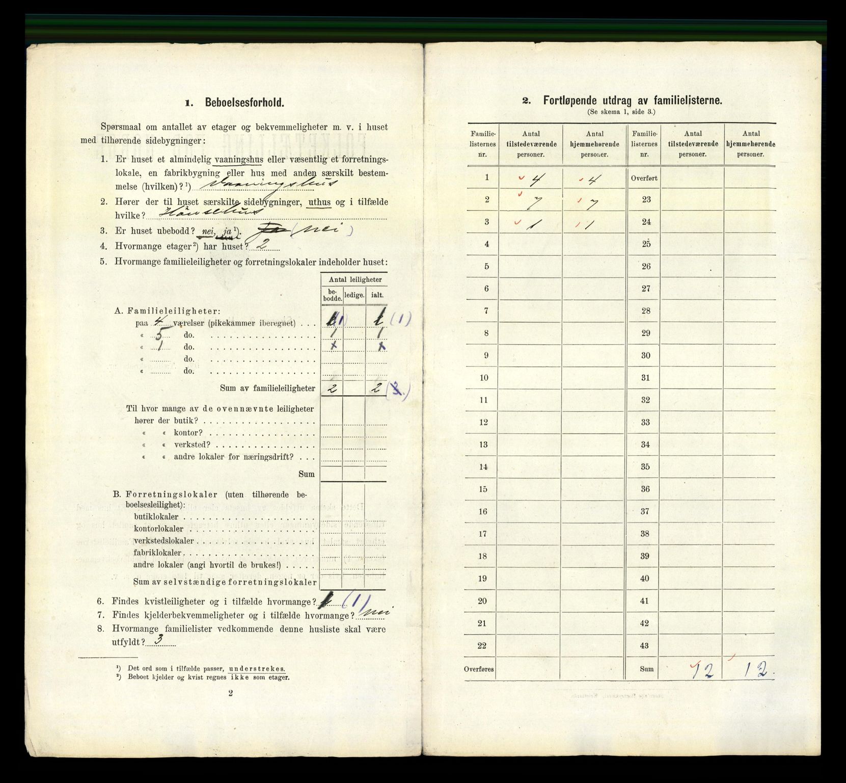 RA, 1910 census for Bergen, 1910, p. 1020