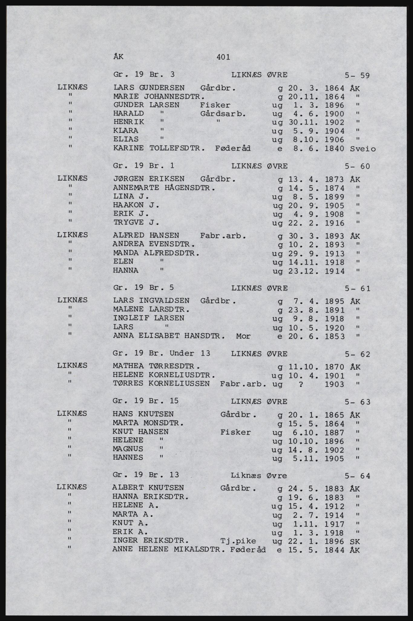 SAST, Copy of 1920 census for Karmøy, 1920, p. 423