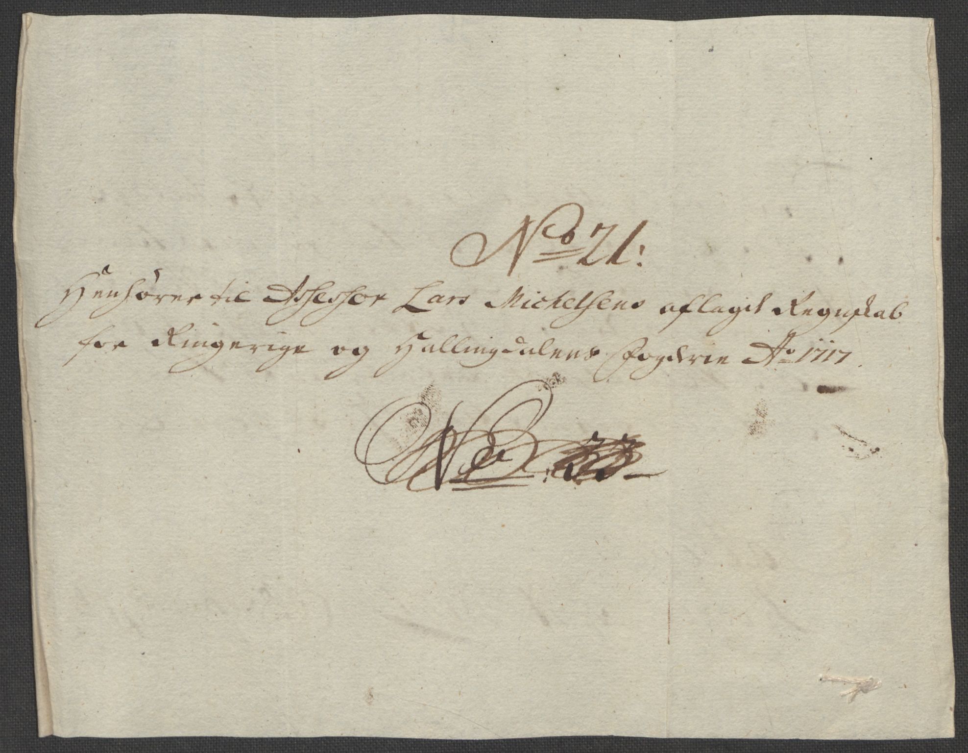 Rentekammeret inntil 1814, Reviderte regnskaper, Fogderegnskap, RA/EA-4092/R23/L1475: Fogderegnskap Ringerike og Hallingdal, 1717, p. 250