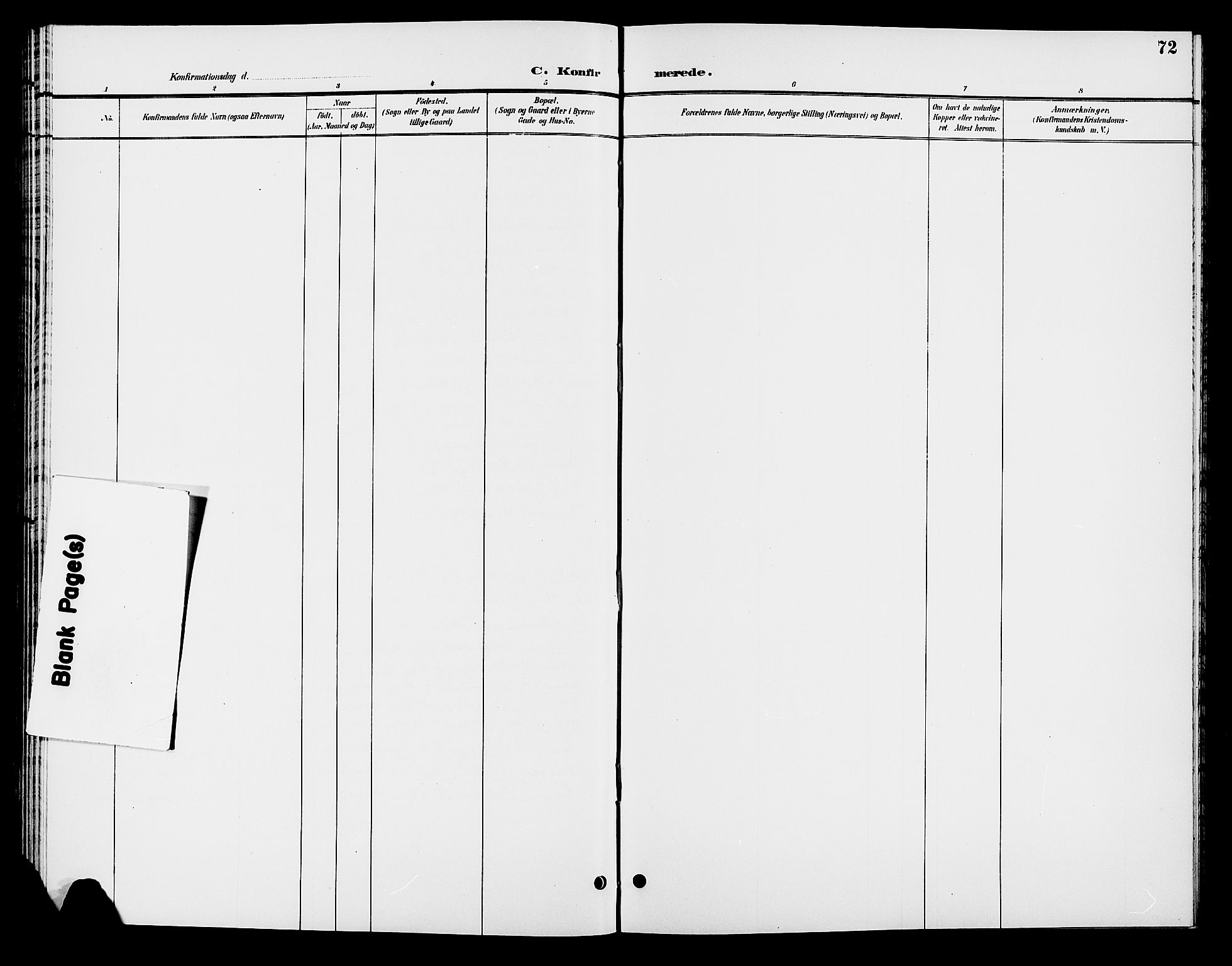 Elverum prestekontor, AV/SAH-PREST-044/H/Ha/Hab/L0006: Parish register (copy) no. 6, 1896-1907, p. 72