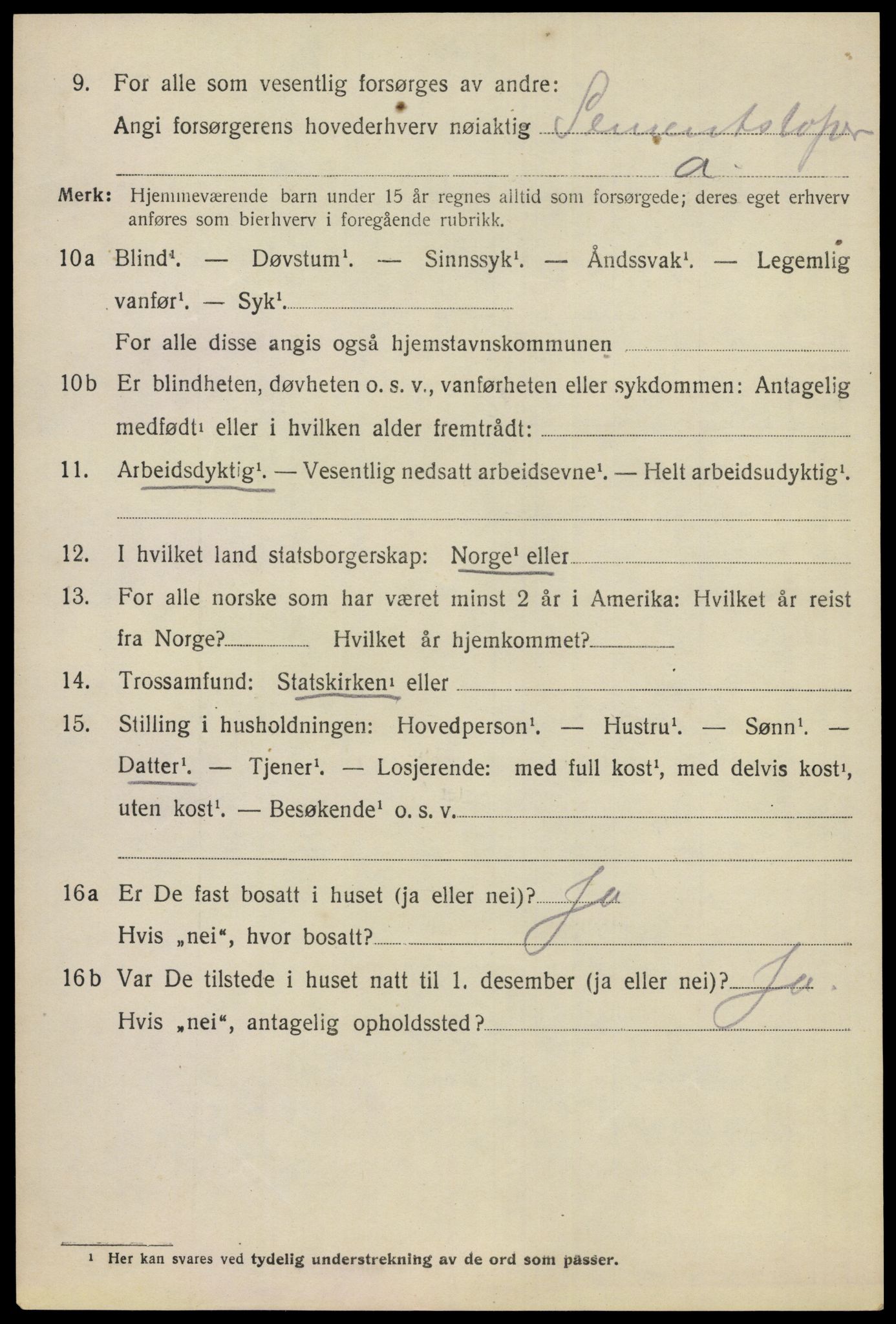 SAO, 1920 census for Eidsvoll, 1920, p. 20742