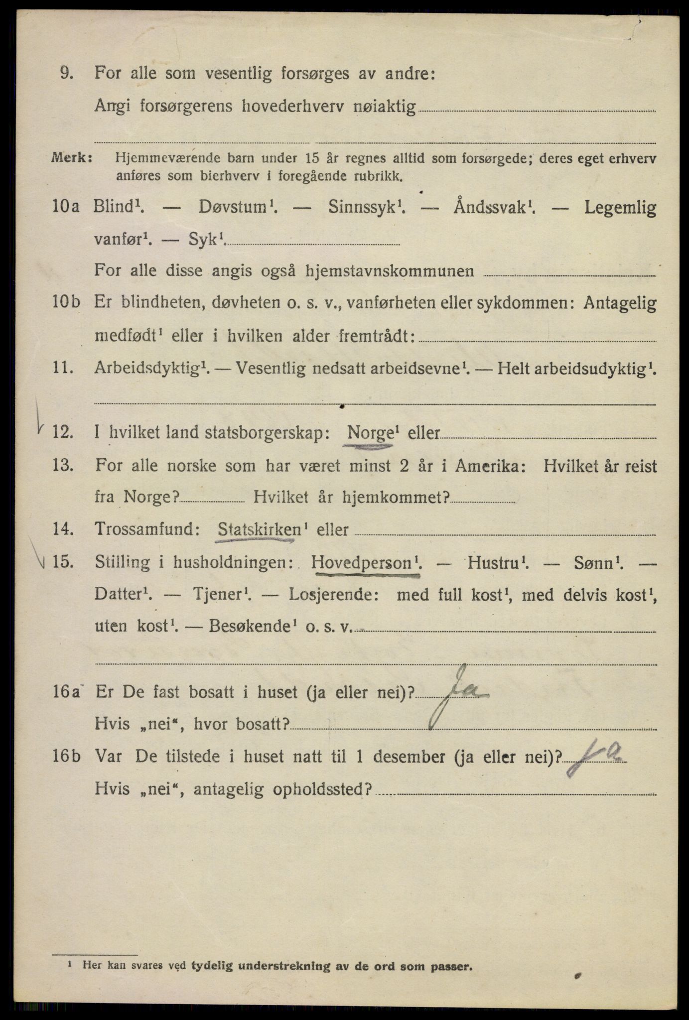 SAO, 1920 census for Kristiania, 1920, p. 571538