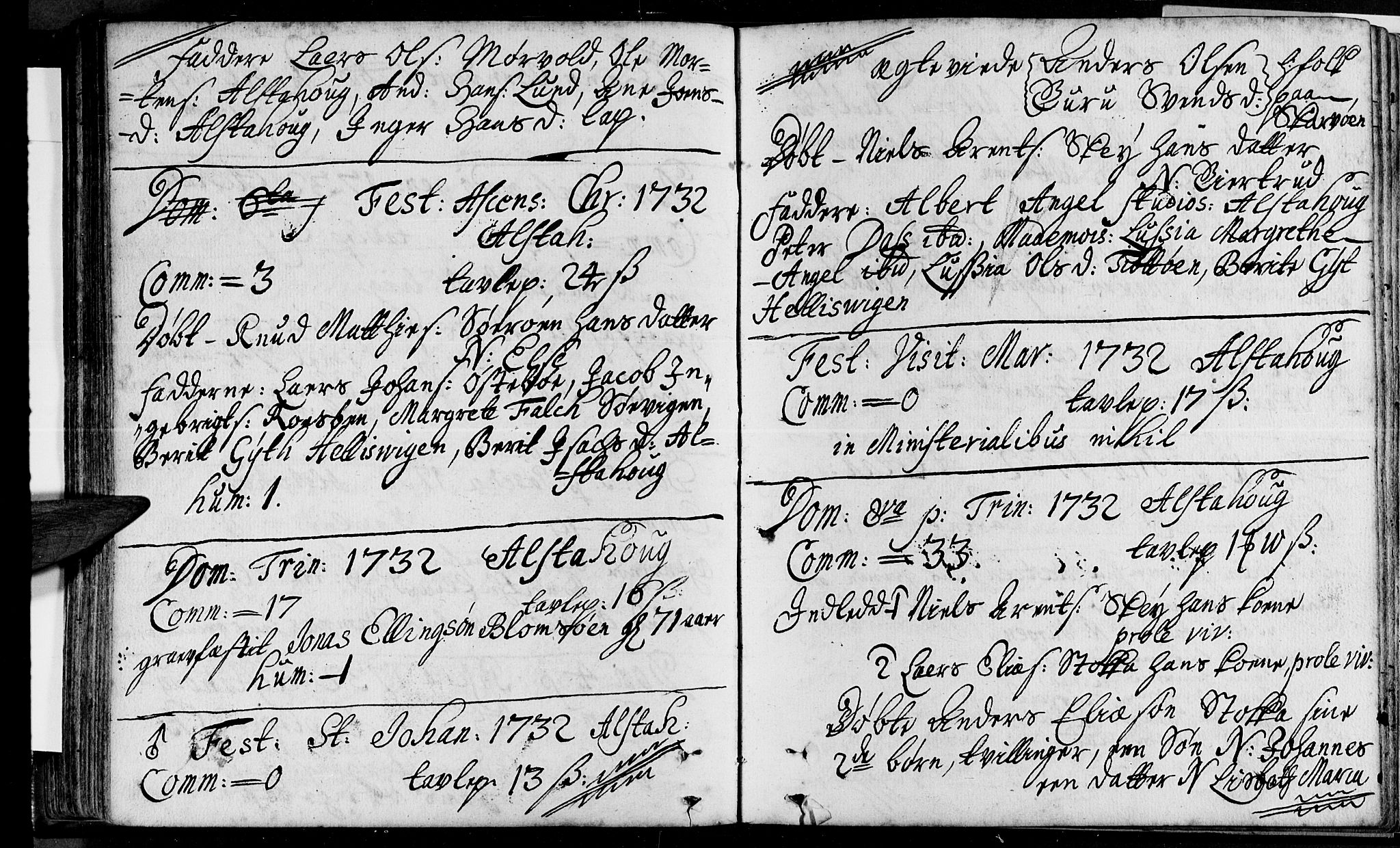 Ministerialprotokoller, klokkerbøker og fødselsregistre - Nordland, AV/SAT-A-1459/830/L0432: Parish register (official) no. 830A01, 1714-1737