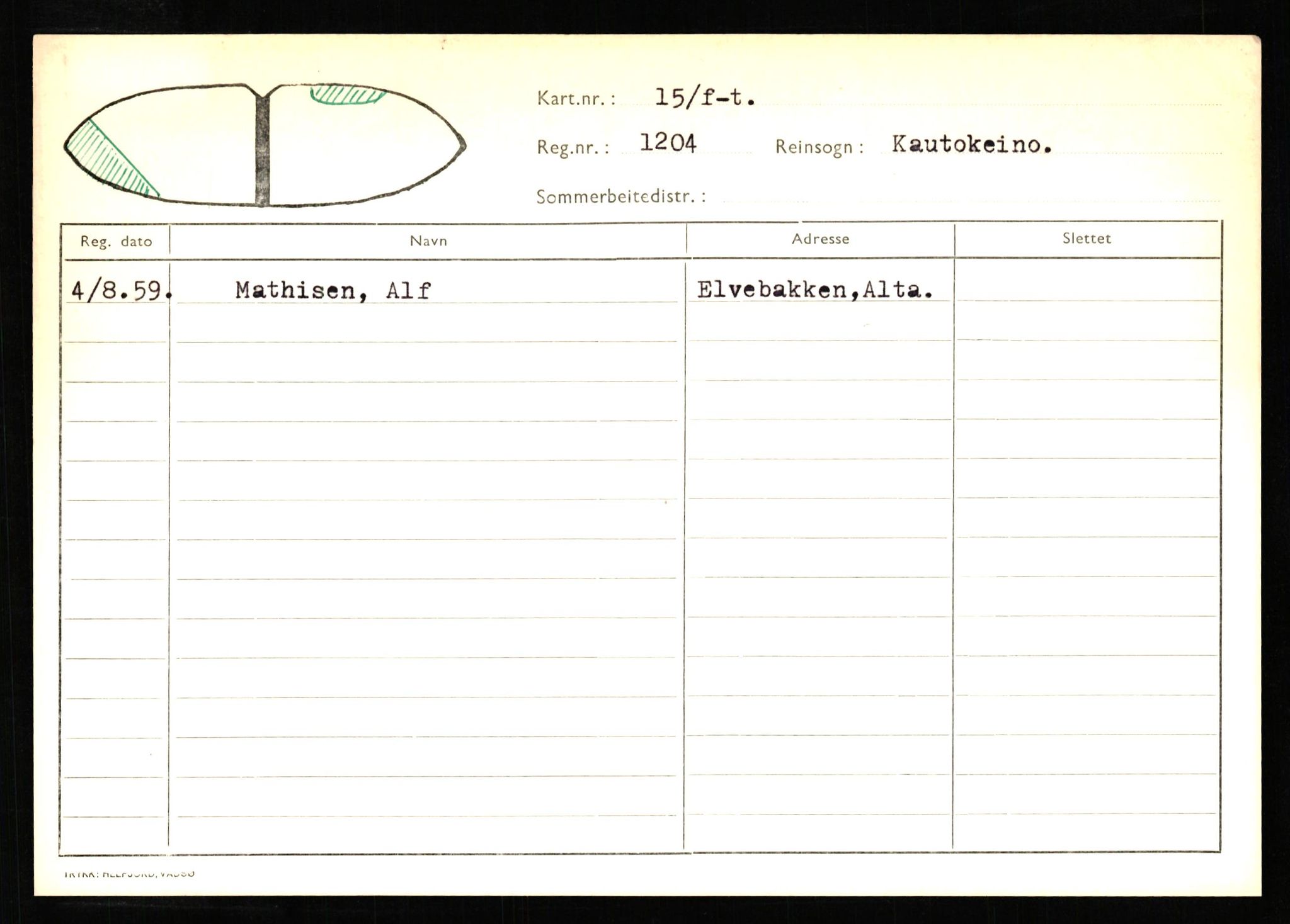 Lappefogden i Finnmark/Reindriftsforvaltningen Øst-Finnmark, SATØ/S-1461/G/Ge/Gea/L0003: Kautokeino nr. 15-23456, 1934-1992, p. 2