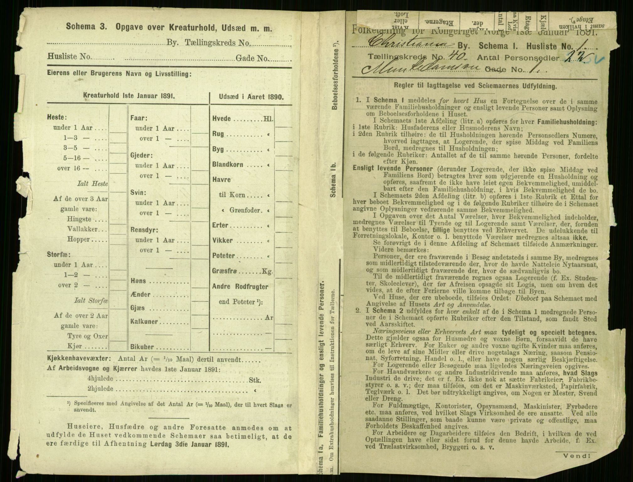 RA, 1891 census for 0301 Kristiania, 1891, p. 22724
