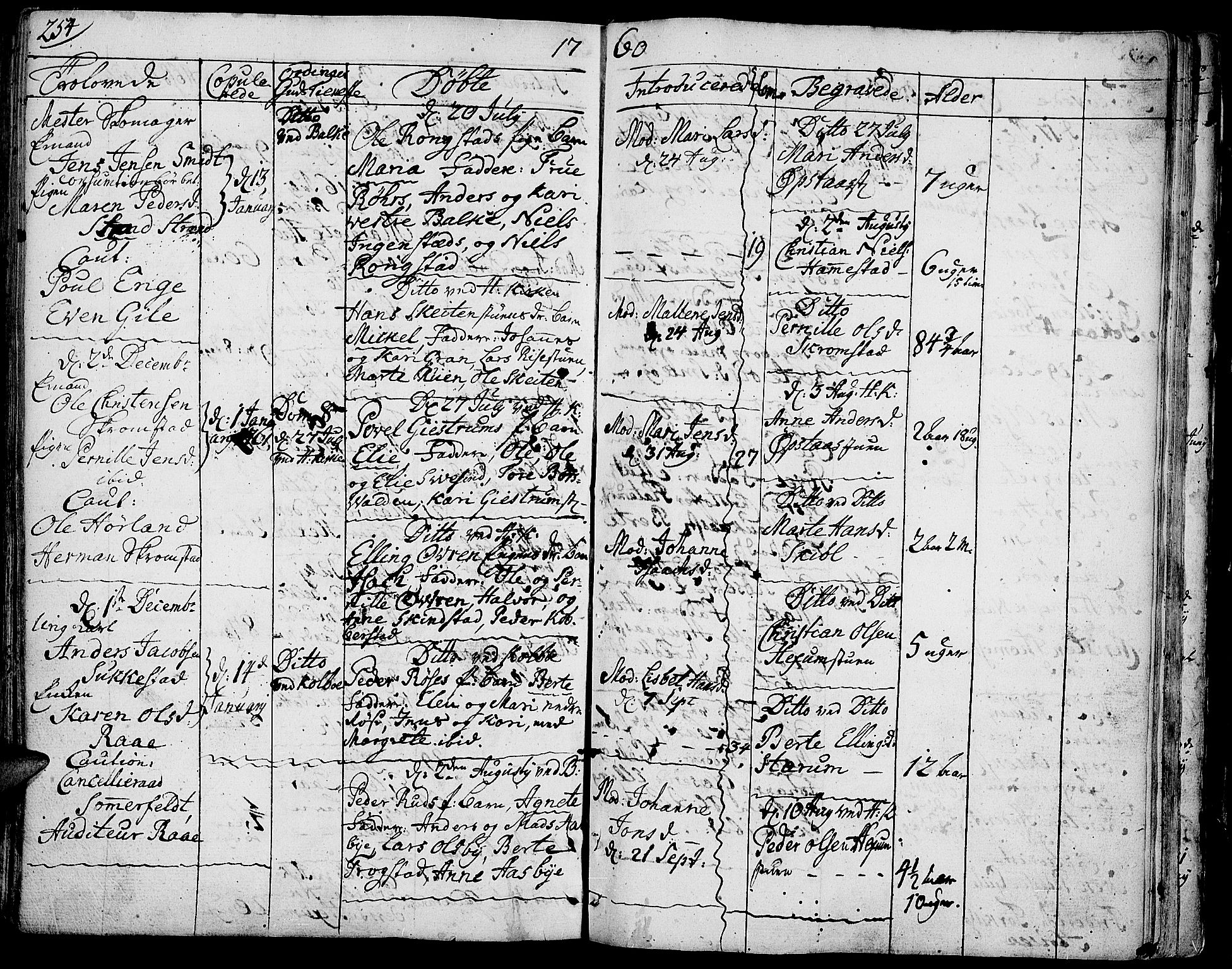 Toten prestekontor, SAH/PREST-102/H/Ha/Haa/L0004: Parish register (official) no. 4, 1751-1761, p. 254