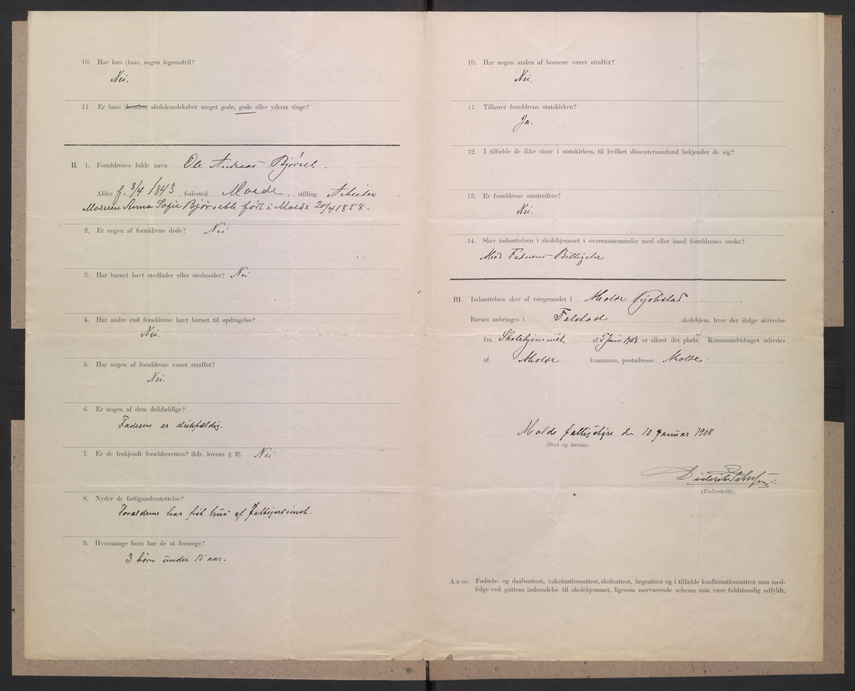 Falstad skolehjem, AV/RA-S-1676/E/Eb/L0008: Elevmapper løpenr. 169-188, 1907-1914, p. 12