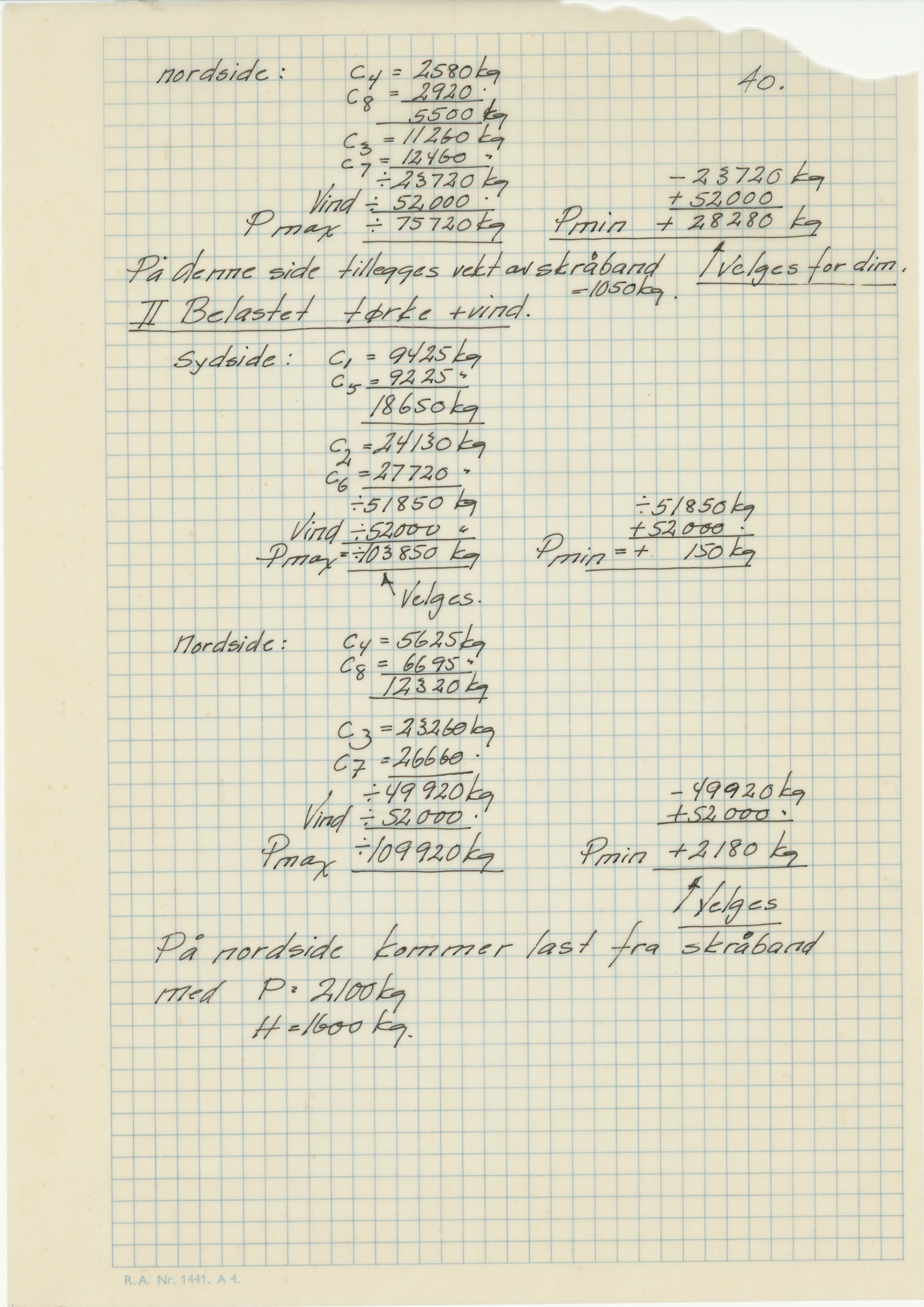 Odda smelteverk AS, KRAM/A-0157.1/T/Td/L0009: Gruppe 9. Blandingsrom og kokstørker, 1920-1970, p. 644