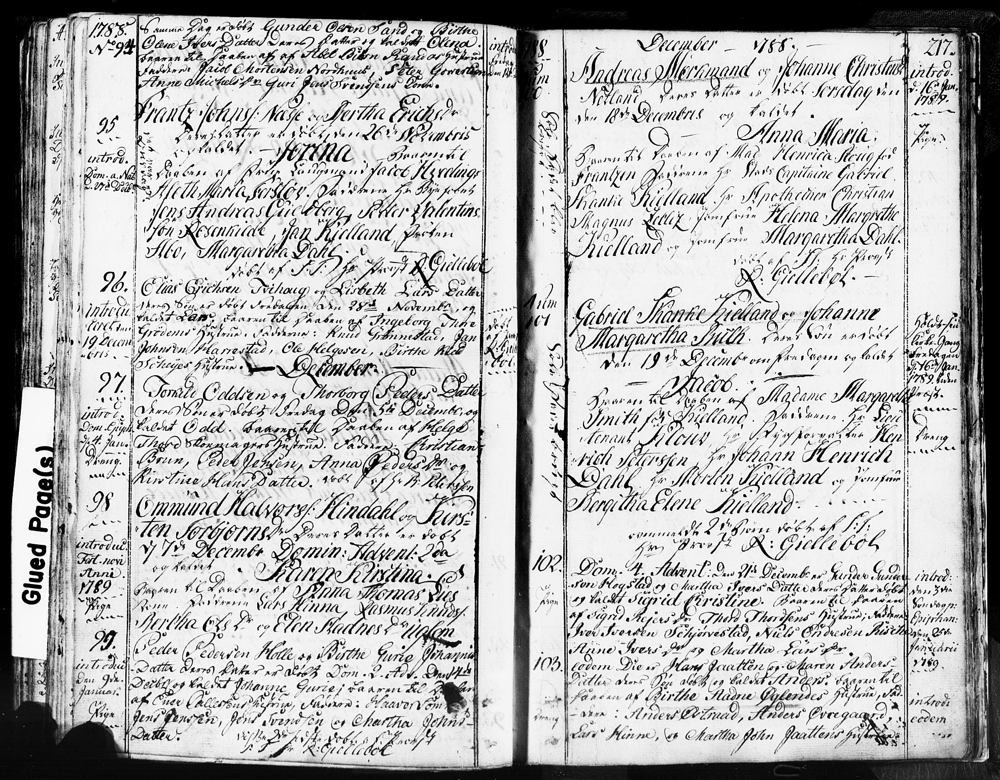 Domkirken sokneprestkontor, SAST/A-101812/001/30/30BB/L0004: Parish register (copy) no. B 4, 1752-1790, p. 217