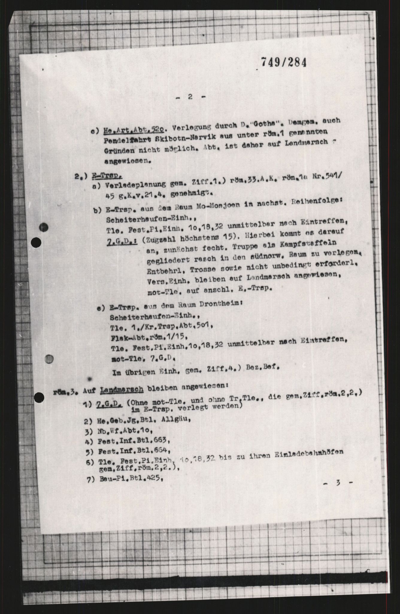 Forsvarets Overkommando. 2 kontor. Arkiv 11.4. Spredte tyske arkivsaker, AV/RA-RAFA-7031/D/Dar/Dara/L0009: Krigsdagbøker for 20. Gebirgs-Armee-Oberkommando (AOK 20), 1940-1945, p. 421