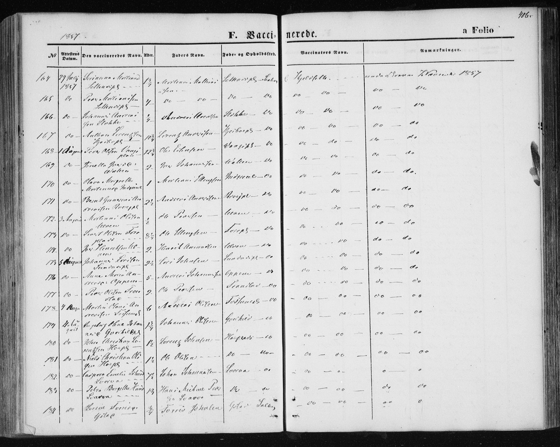 Ministerialprotokoller, klokkerbøker og fødselsregistre - Nord-Trøndelag, AV/SAT-A-1458/730/L0283: Parish register (official) no. 730A08, 1855-1865, p. 406