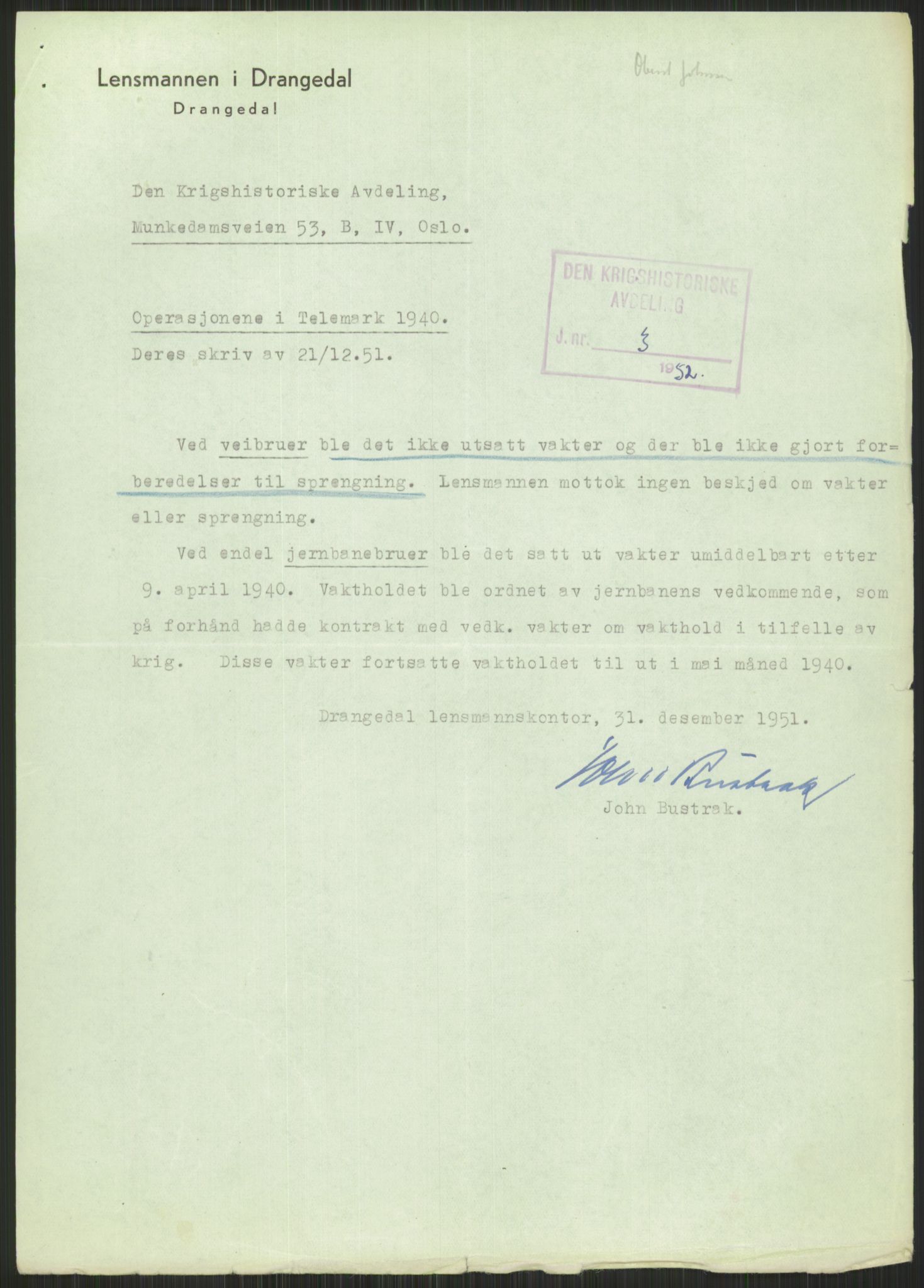 Forsvaret, Forsvarets krigshistoriske avdeling, AV/RA-RAFA-2017/Y/Yb/L0053: II-C-11-130  -  1. Divisjon, 1940, p. 99