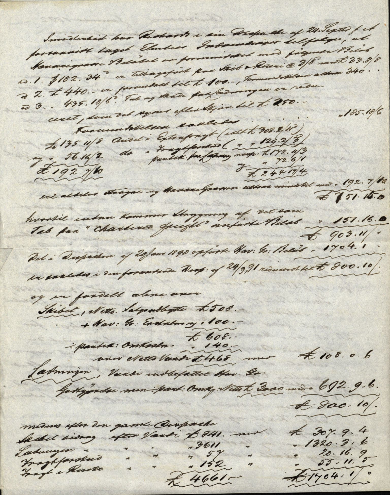 Pa 63 - Østlandske skibsassuranceforening, VEMU/A-1079/G/Ga/L0020/0003: Havaridokumenter / Anton, Diamant, Templar, Finn, Eliezer, Arctic, 1887, p. 97