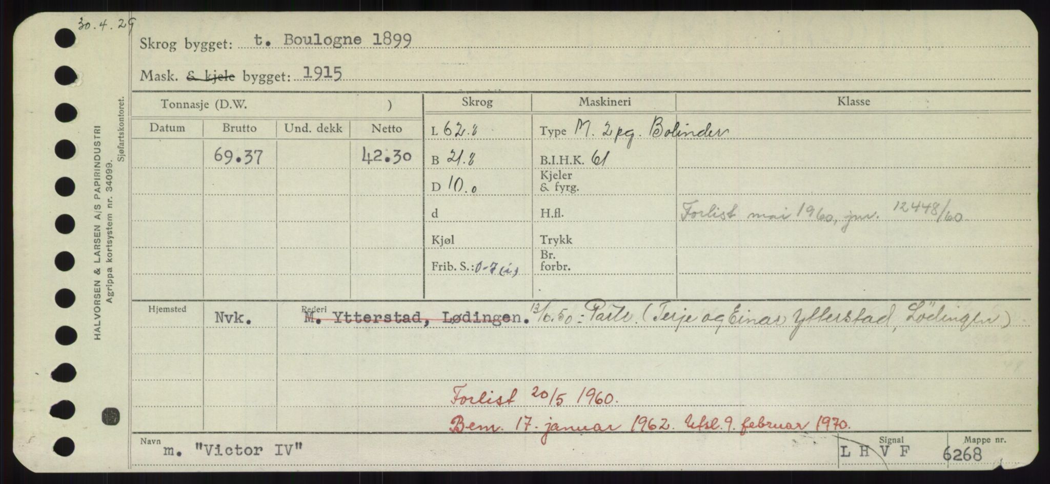 Sjøfartsdirektoratet med forløpere, Skipsmålingen, RA/S-1627/H/Hd/L0041: Fartøy, Vi-Ås, p. 37