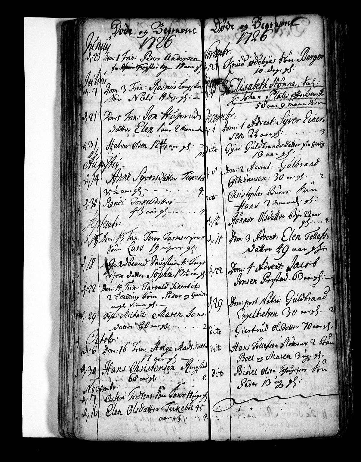 Enebakk prestekontor Kirkebøker, AV/SAO-A-10171c/F/Fa/L0001: Parish register (official) no. I 1, 1719-1754