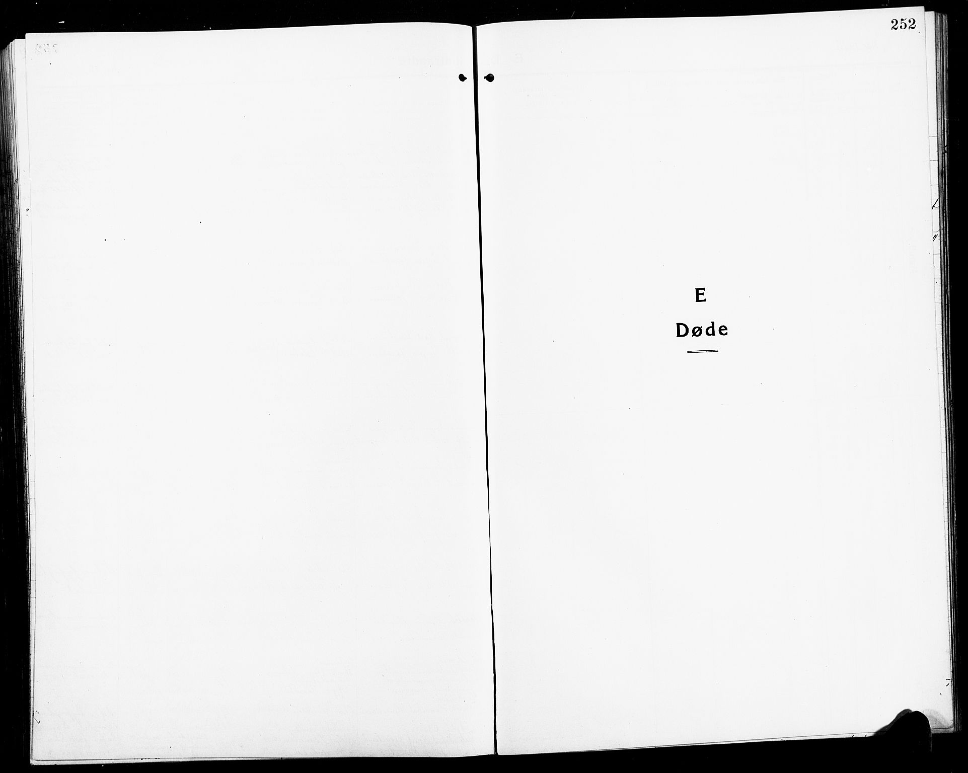 Arendal sokneprestkontor, Trefoldighet, SAK/1111-0040/F/Fb/L0007: Parish register (copy) no. B 7, 1916-1927, p. 252