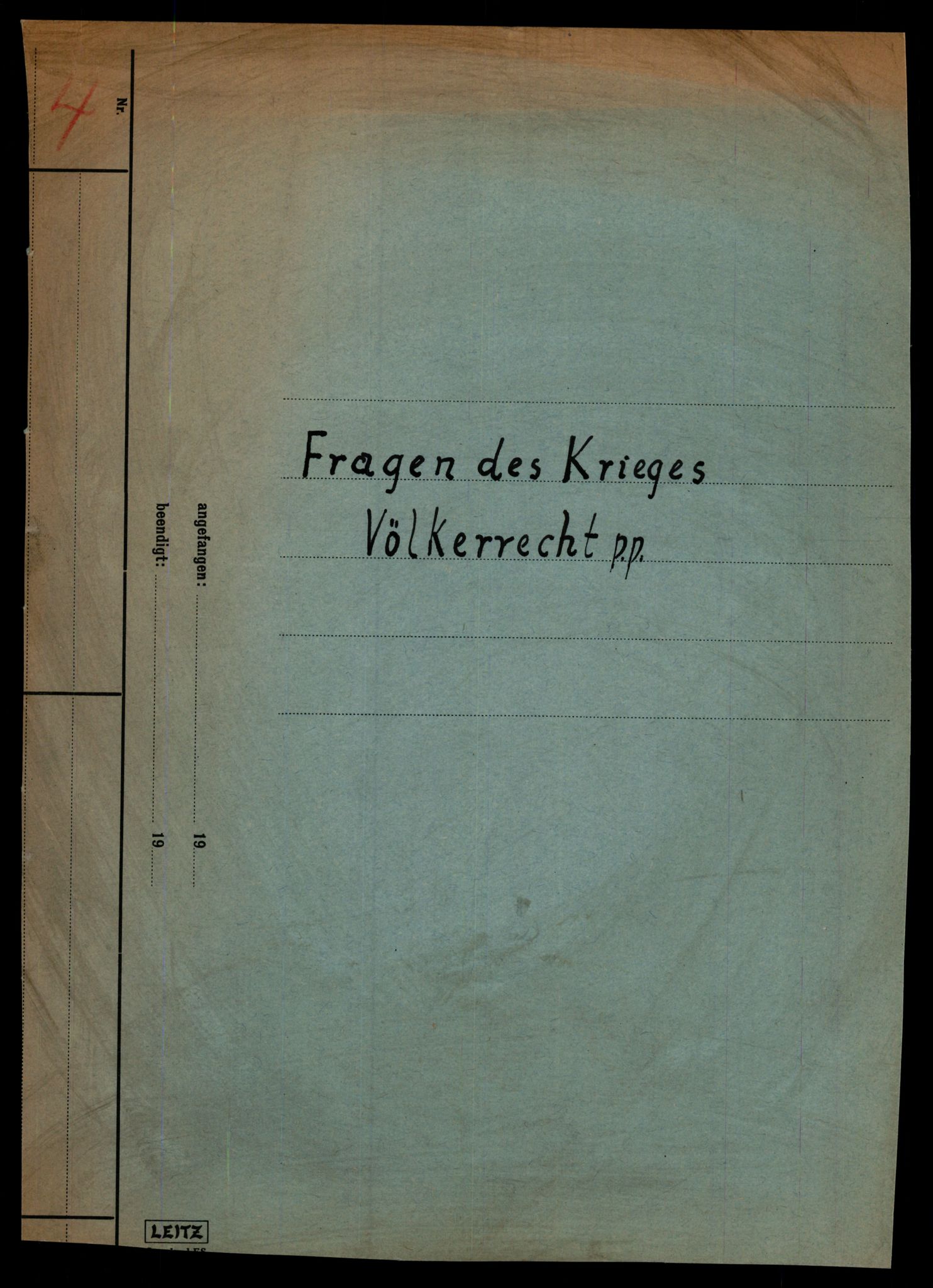 Forsvarets Overkommando. 2 kontor. Arkiv 11.4. Spredte tyske arkivsaker, AV/RA-RAFA-7031/D/Dar/Darb/L0013: Reichskommissariat - Hauptabteilung Vervaltung, 1917-1942, p. 124