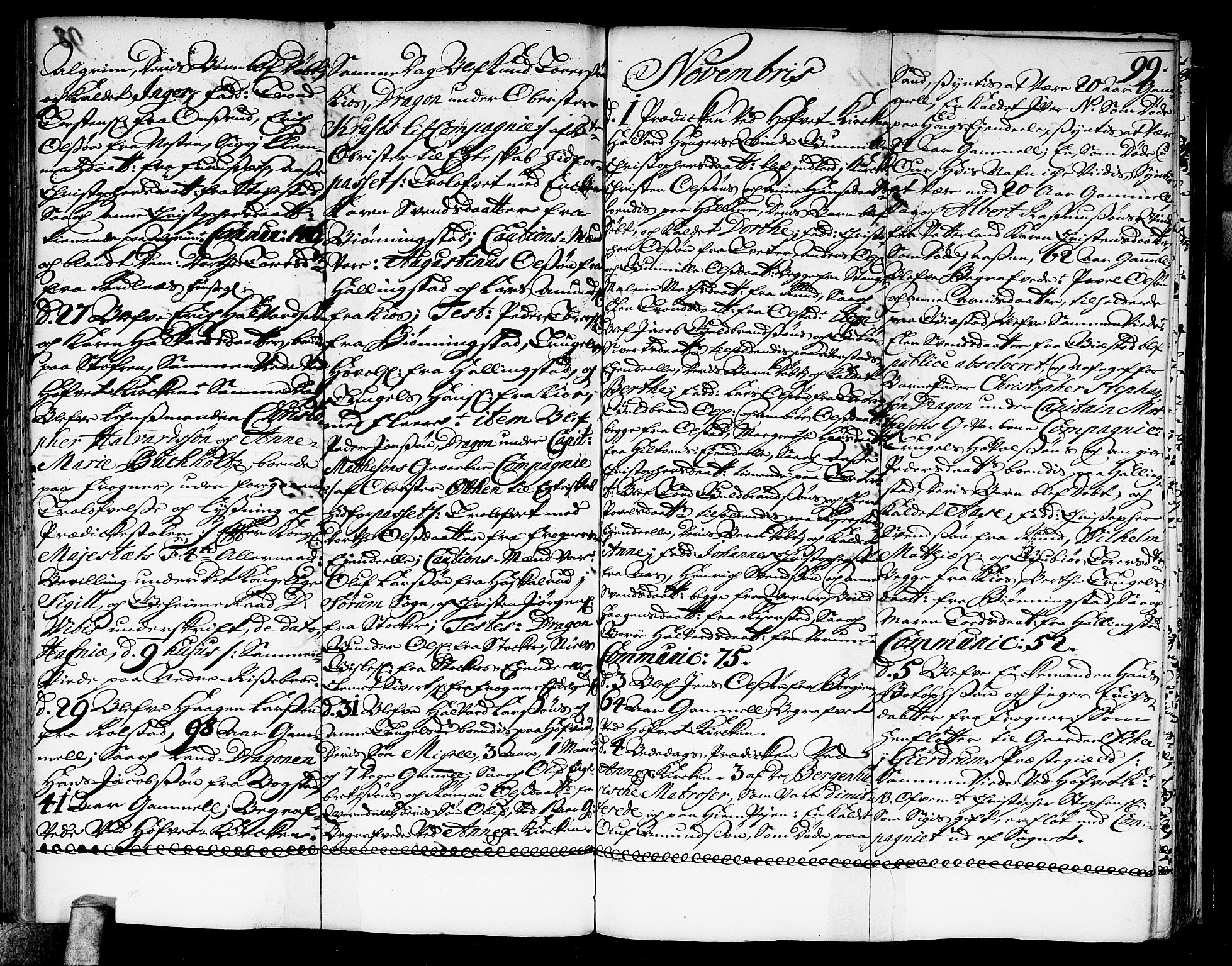 Ullensaker prestekontor Kirkebøker, AV/SAO-A-10236a/F/Fa/L0003: Parish register (official) no. I 3, 1711-1720, p. 99