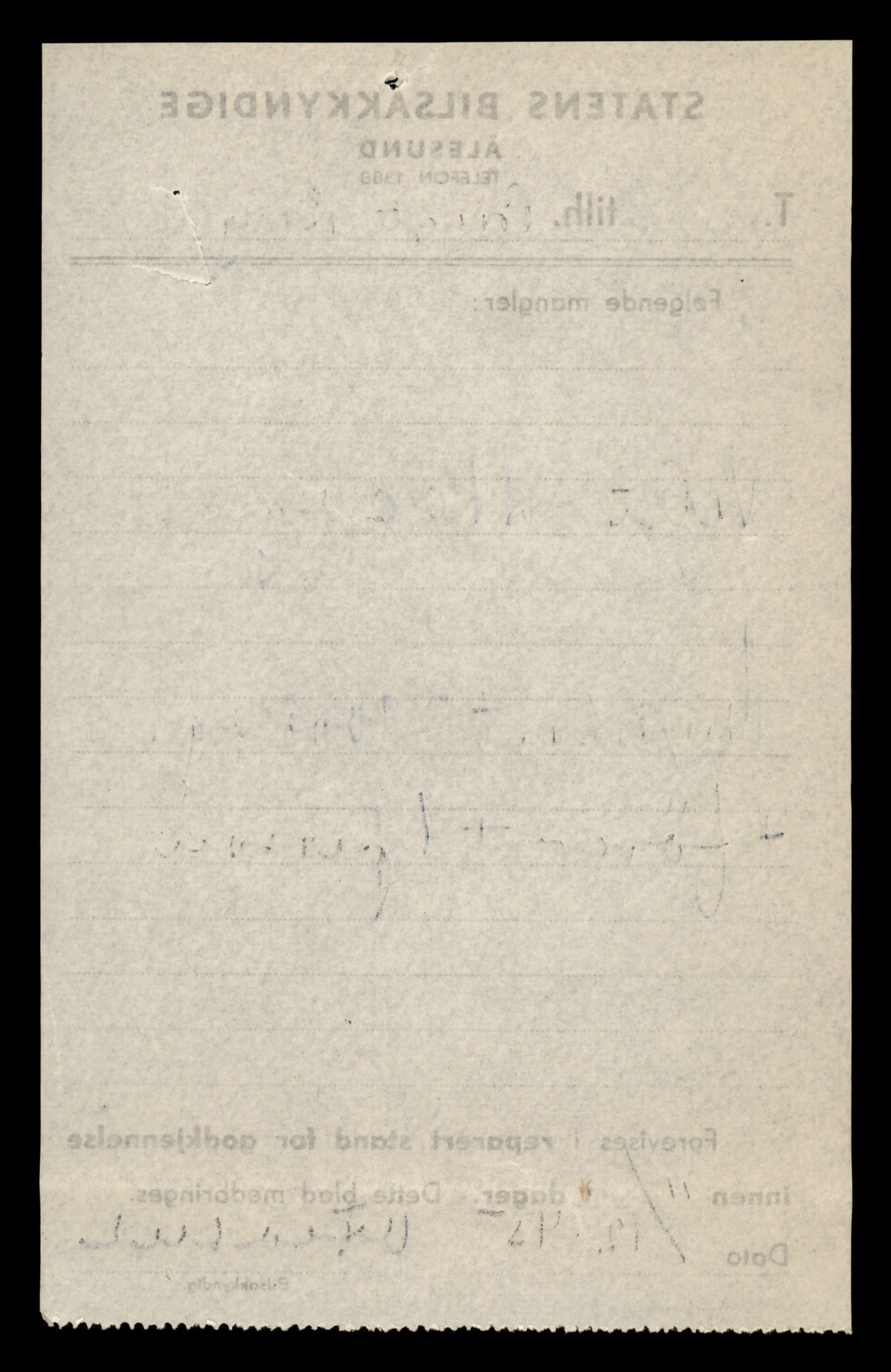 Møre og Romsdal vegkontor - Ålesund trafikkstasjon, AV/SAT-A-4099/F/Fe/L0012: Registreringskort for kjøretøy T 1290 - T 1450, 1927-1998, p. 2695