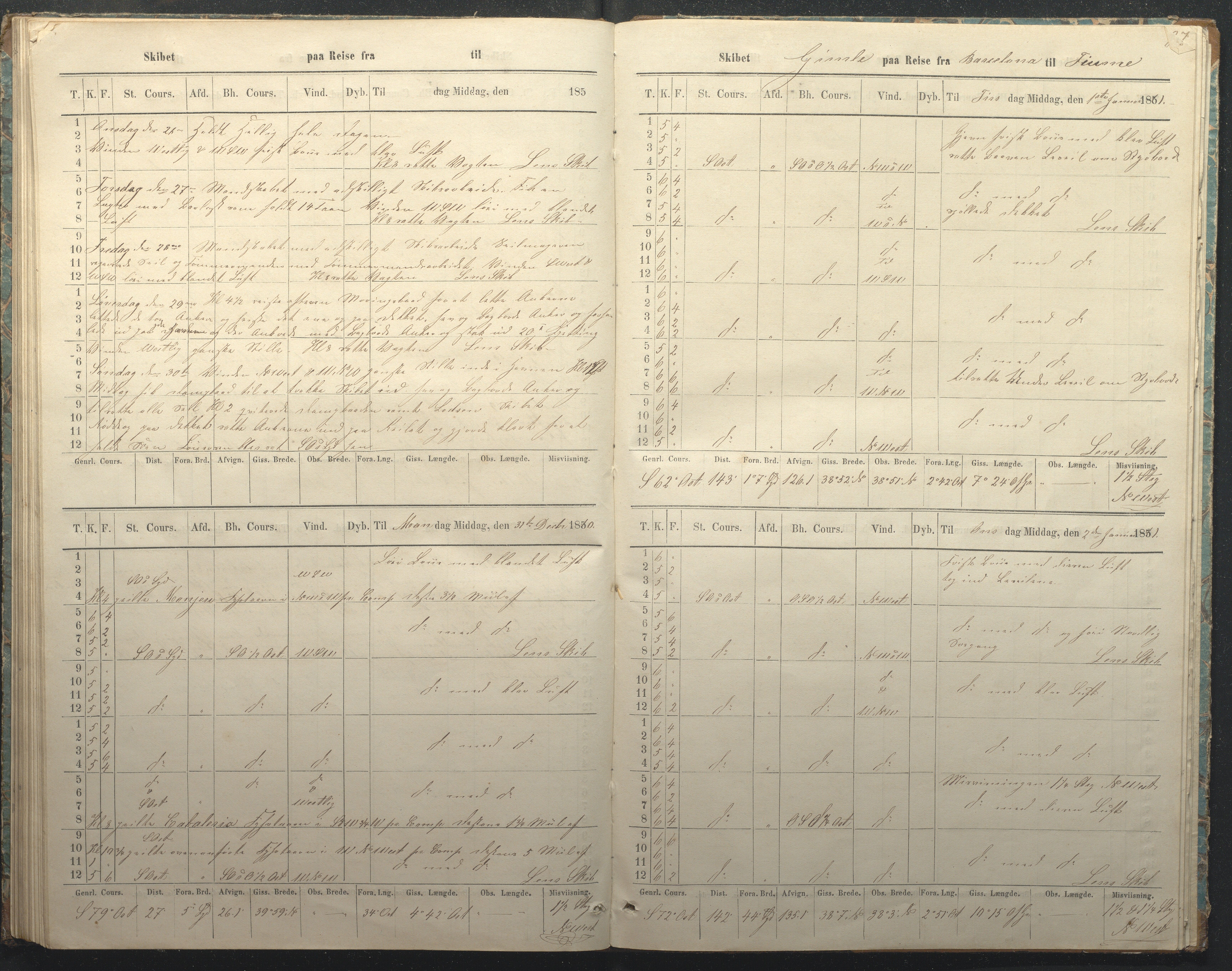 Fartøysarkivet, AAKS/PA-1934/F/L0146: Gimle (bark), 1847-1889, p. 85
