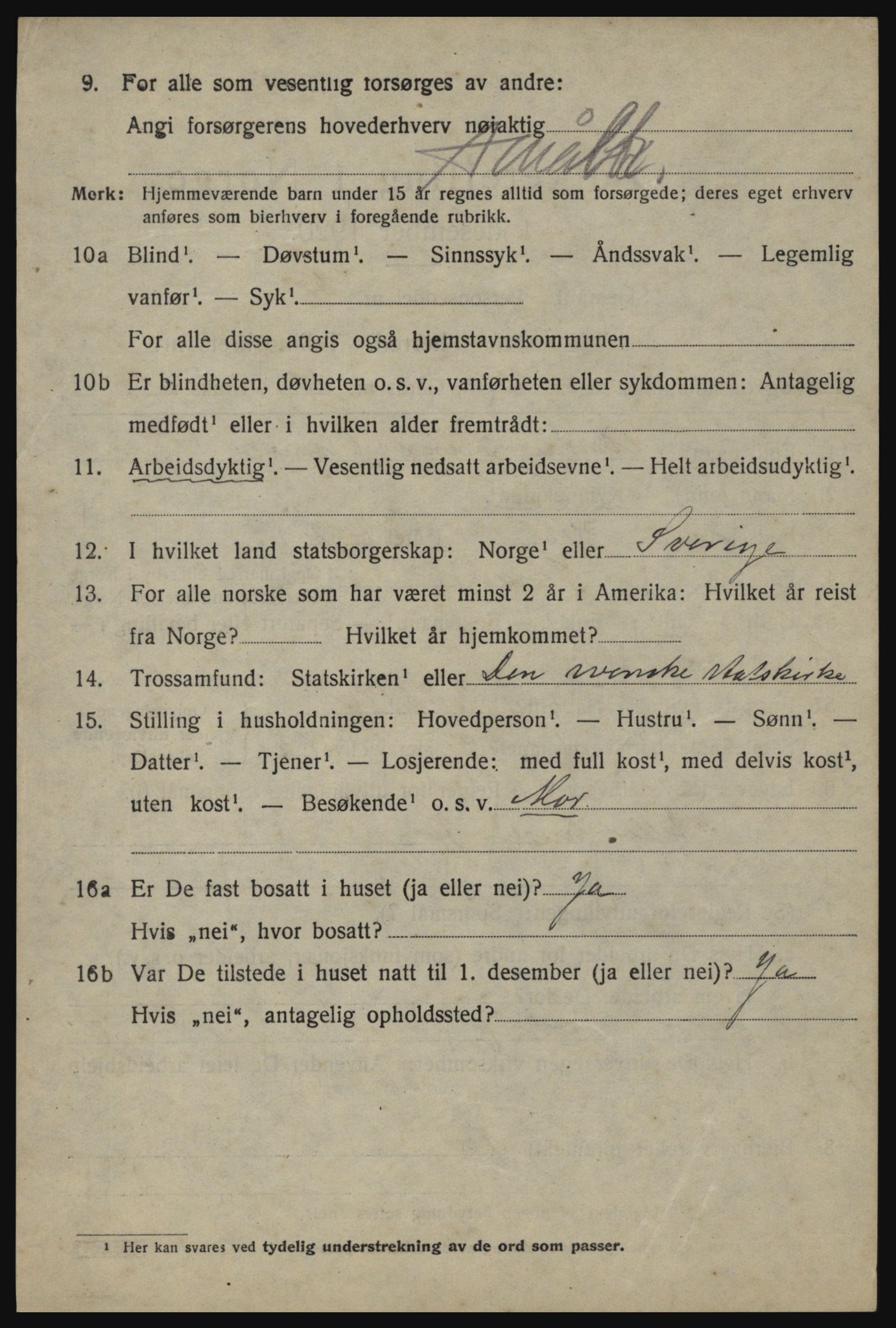 SAO, 1920 census for Idd, 1920, p. 2671