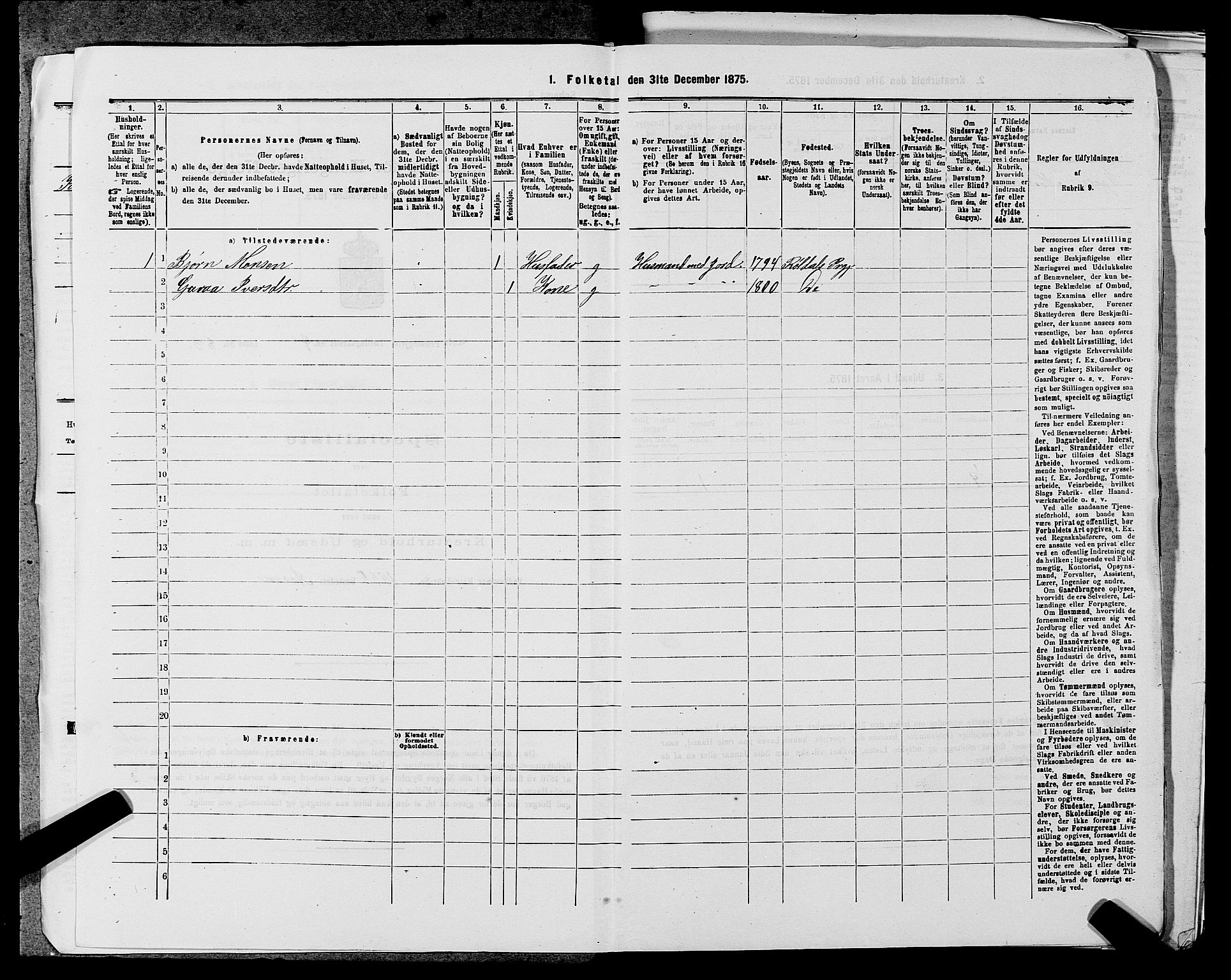 SAST, 1875 census for 1136P Sand, 1875, p. 1425