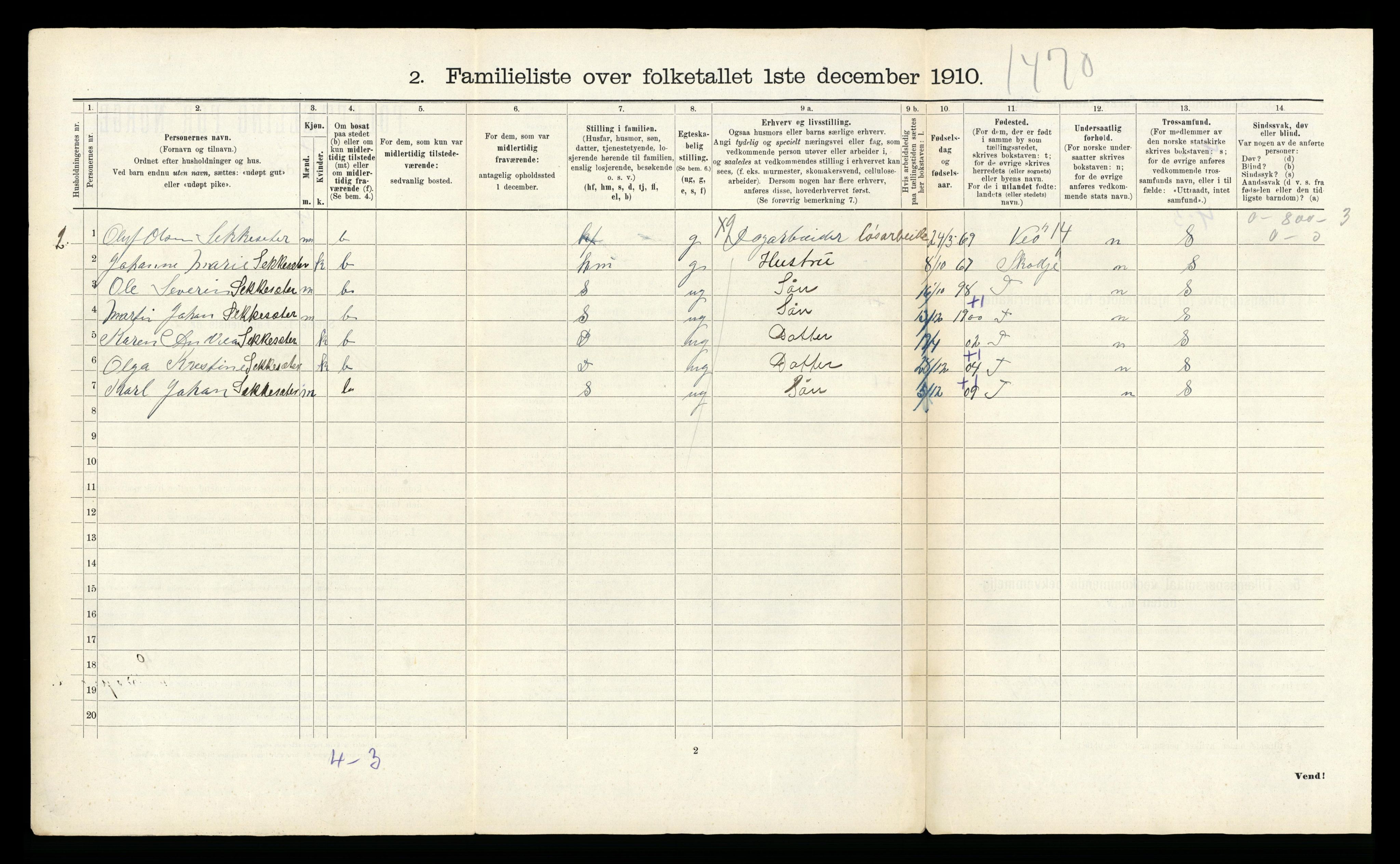 RA, 1910 census for Ålesund, 1910, p. 872