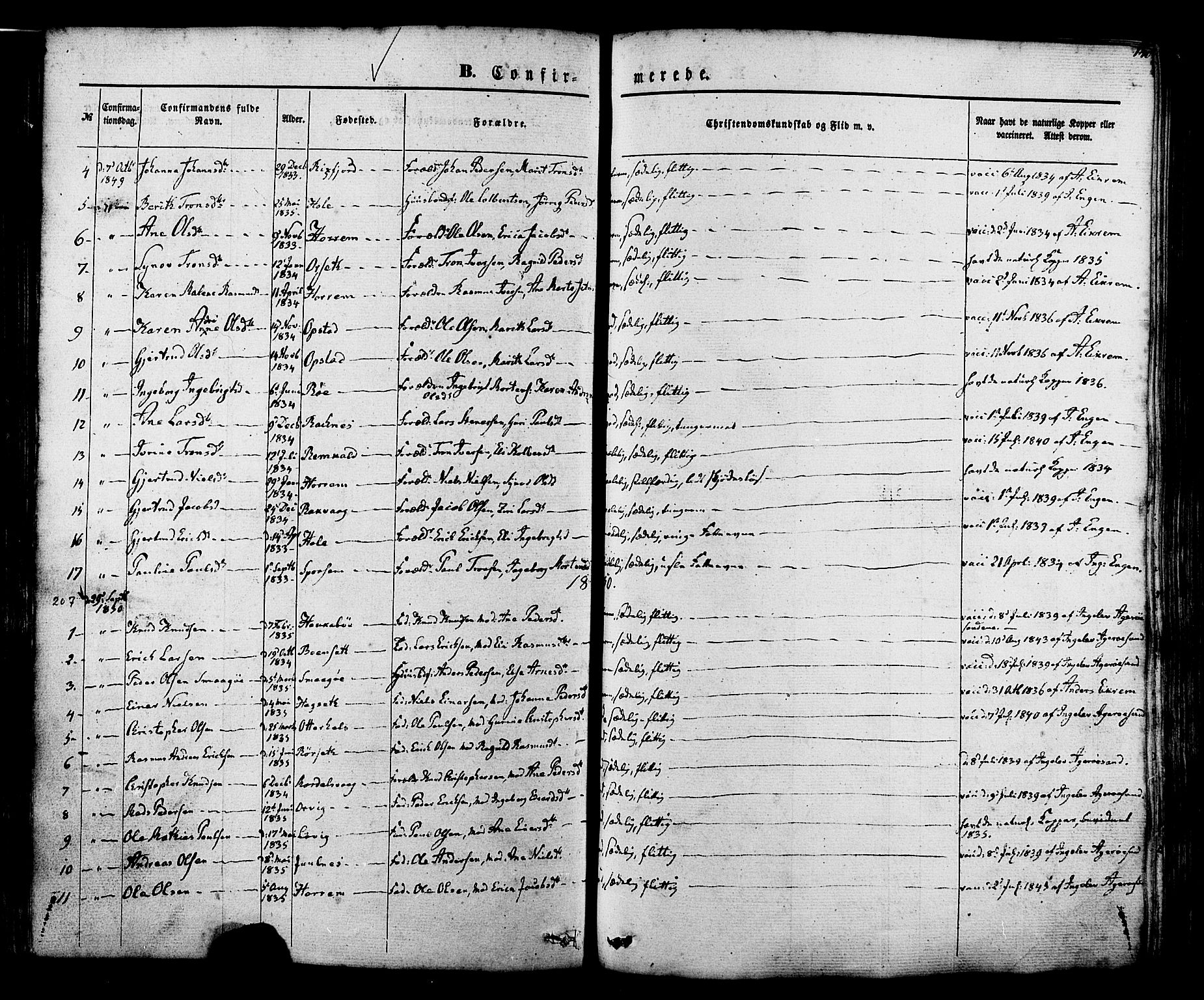 Ministerialprotokoller, klokkerbøker og fødselsregistre - Møre og Romsdal, SAT/A-1454/560/L0719: Parish register (official) no. 560A03, 1845-1872, p. 140