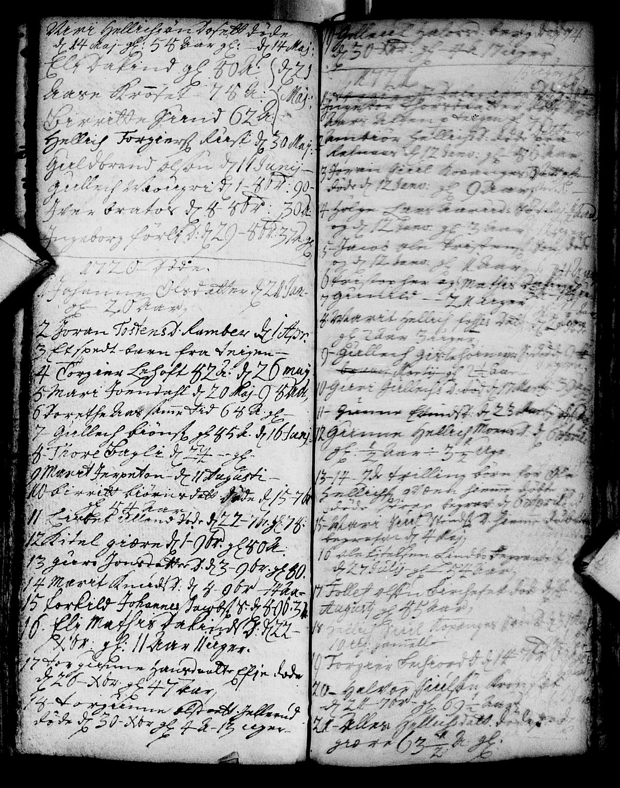 Flesberg kirkebøker, AV/SAKO-A-18/F/Fa/L0001: Parish register (official) no. I 1, 1688-1725