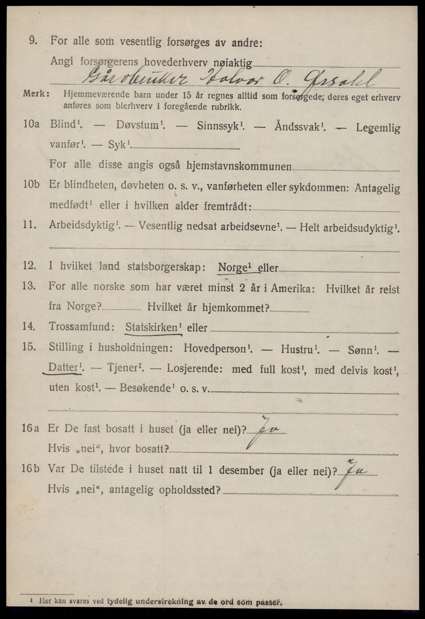 SAT, 1920 census for Stangvik, 1920, p. 775