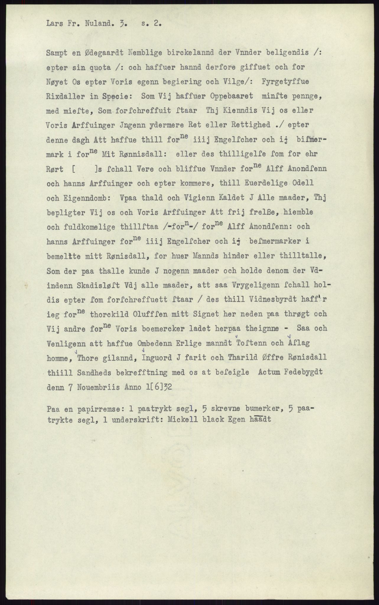 Samlinger til kildeutgivelse, Diplomavskriftsamlingen, AV/RA-EA-4053/H/Ha, p. 2090