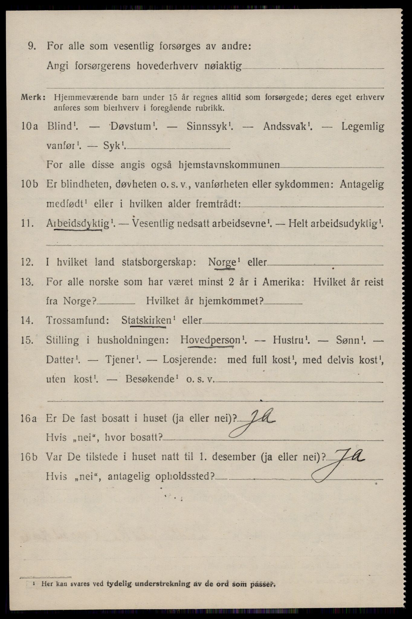 SAST, 1920 census for Høle, 1920, p. 524