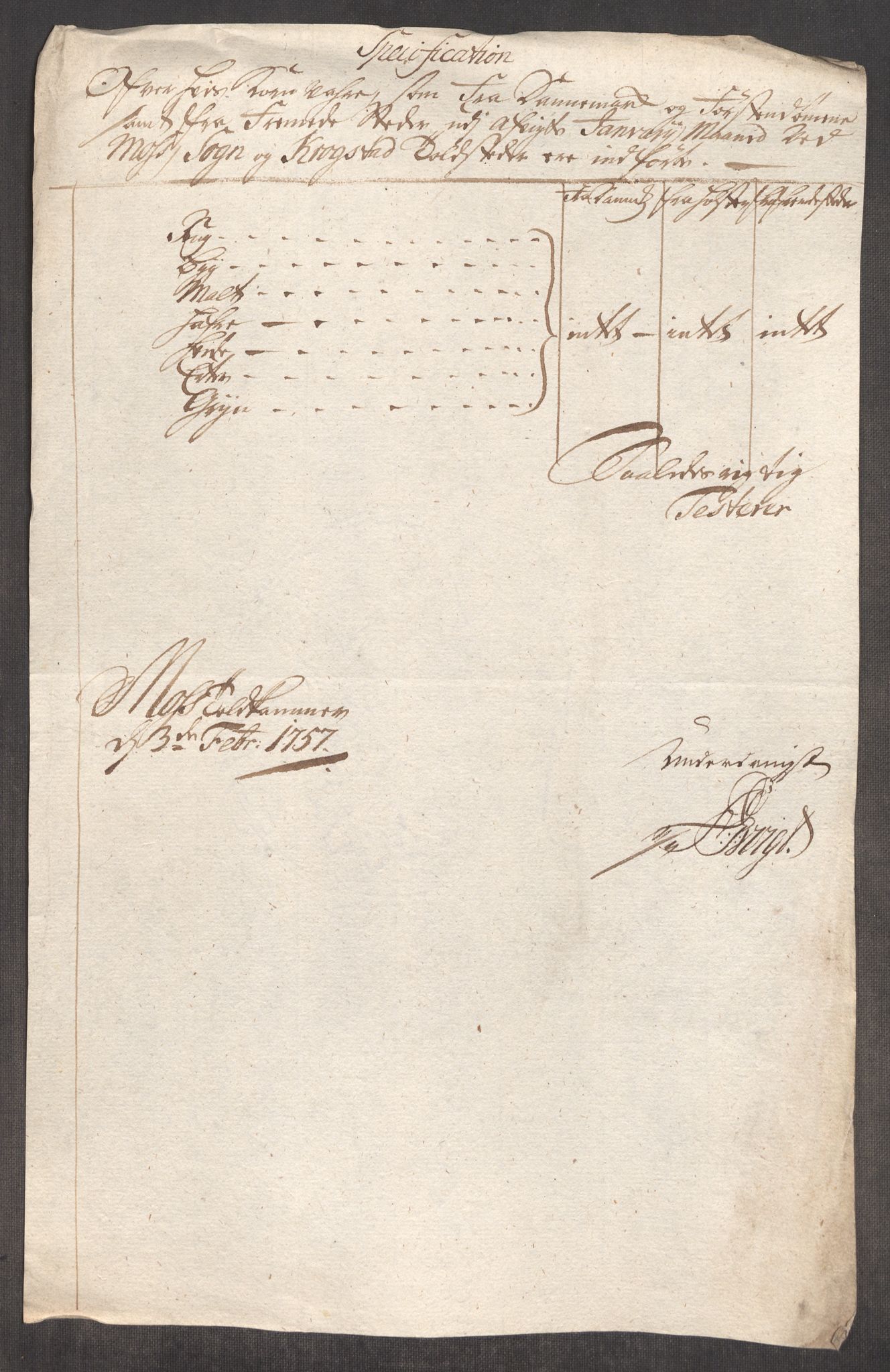 Rentekammeret inntil 1814, Realistisk ordnet avdeling, AV/RA-EA-4070/Oe/L0005: [Ø1]: Priskuranter, 1753-1757, p. 676