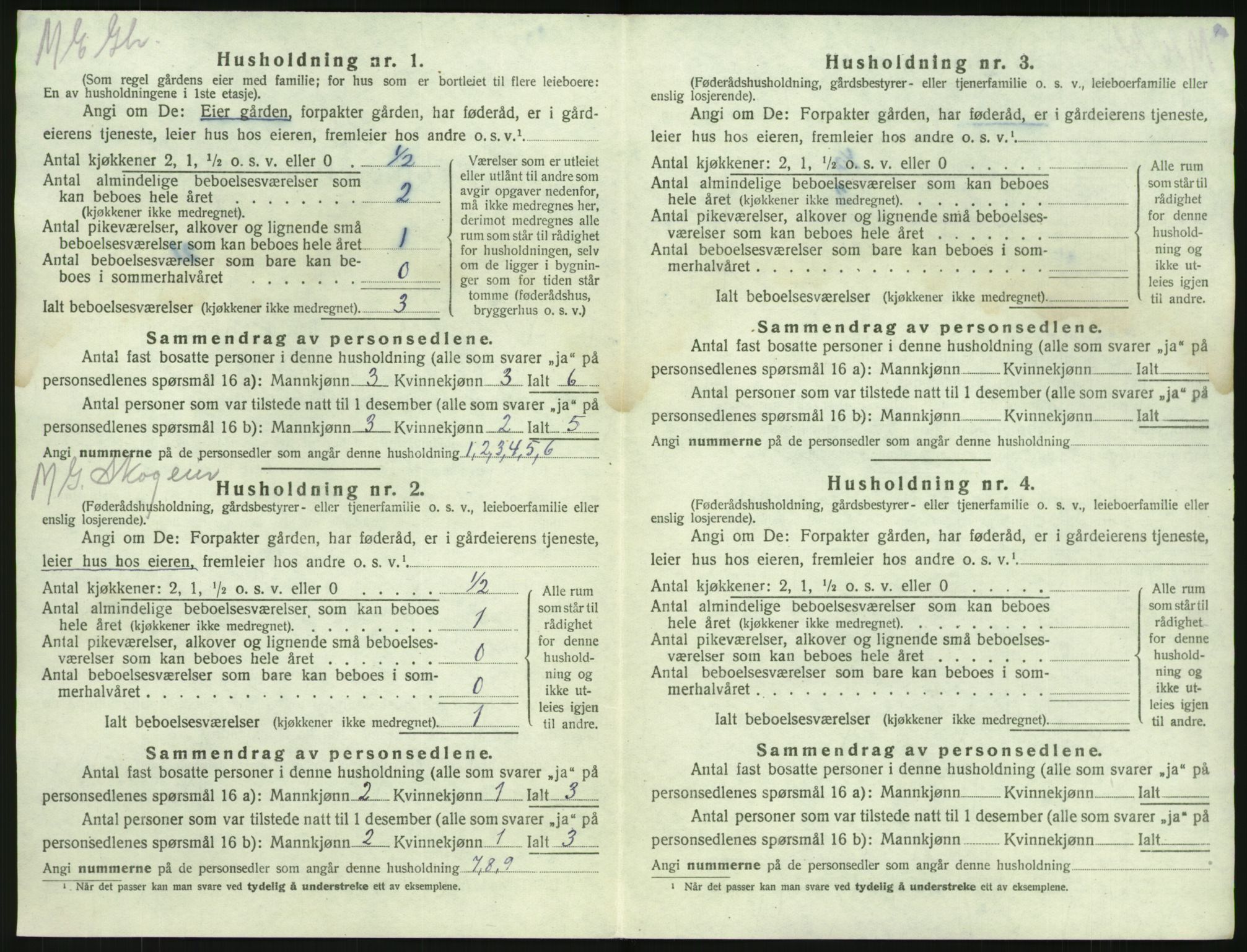 SAKO, 1920 census for Brunlanes, 1920, p. 1074